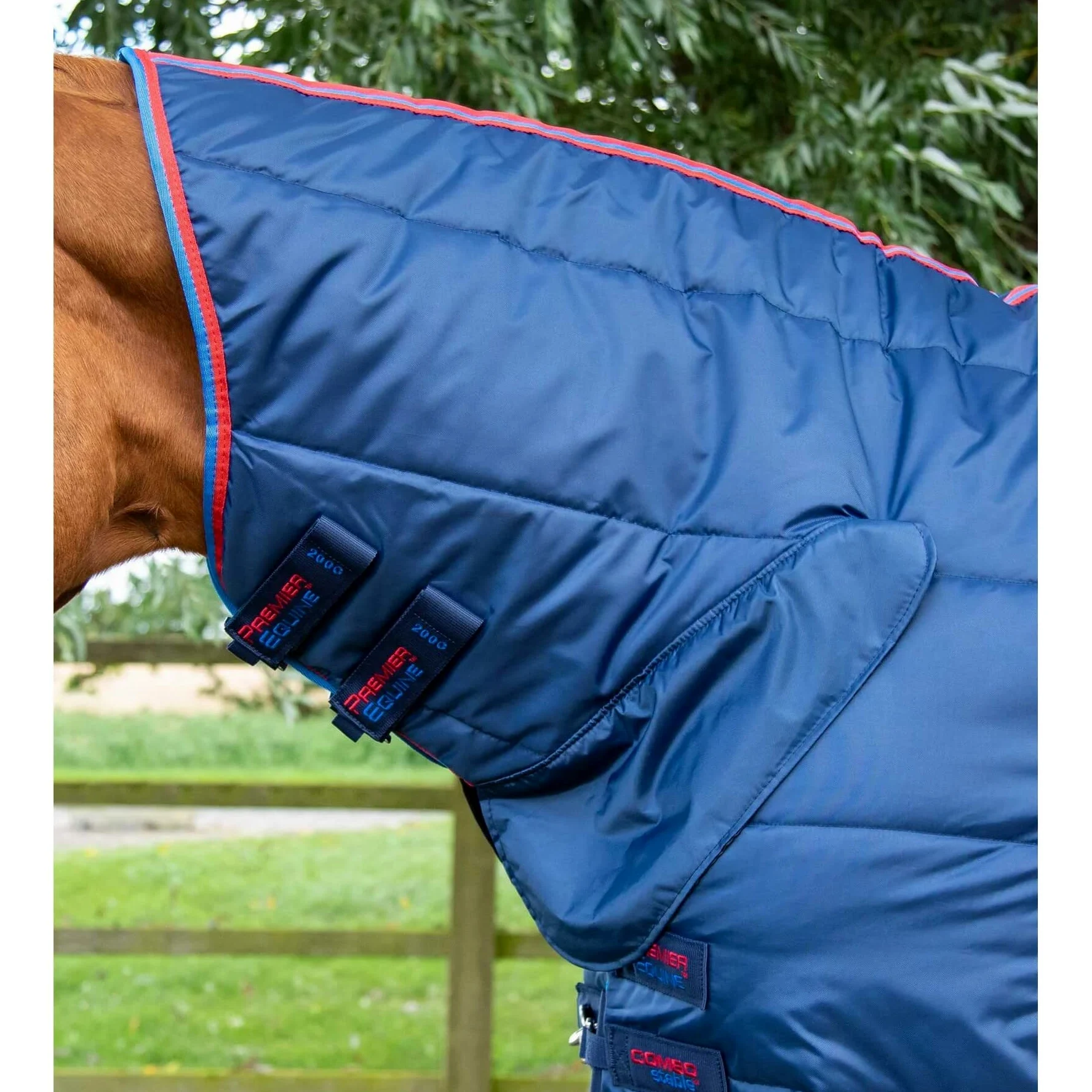 Premier Equine Manta de cuadra con cubrecuellos 200 g