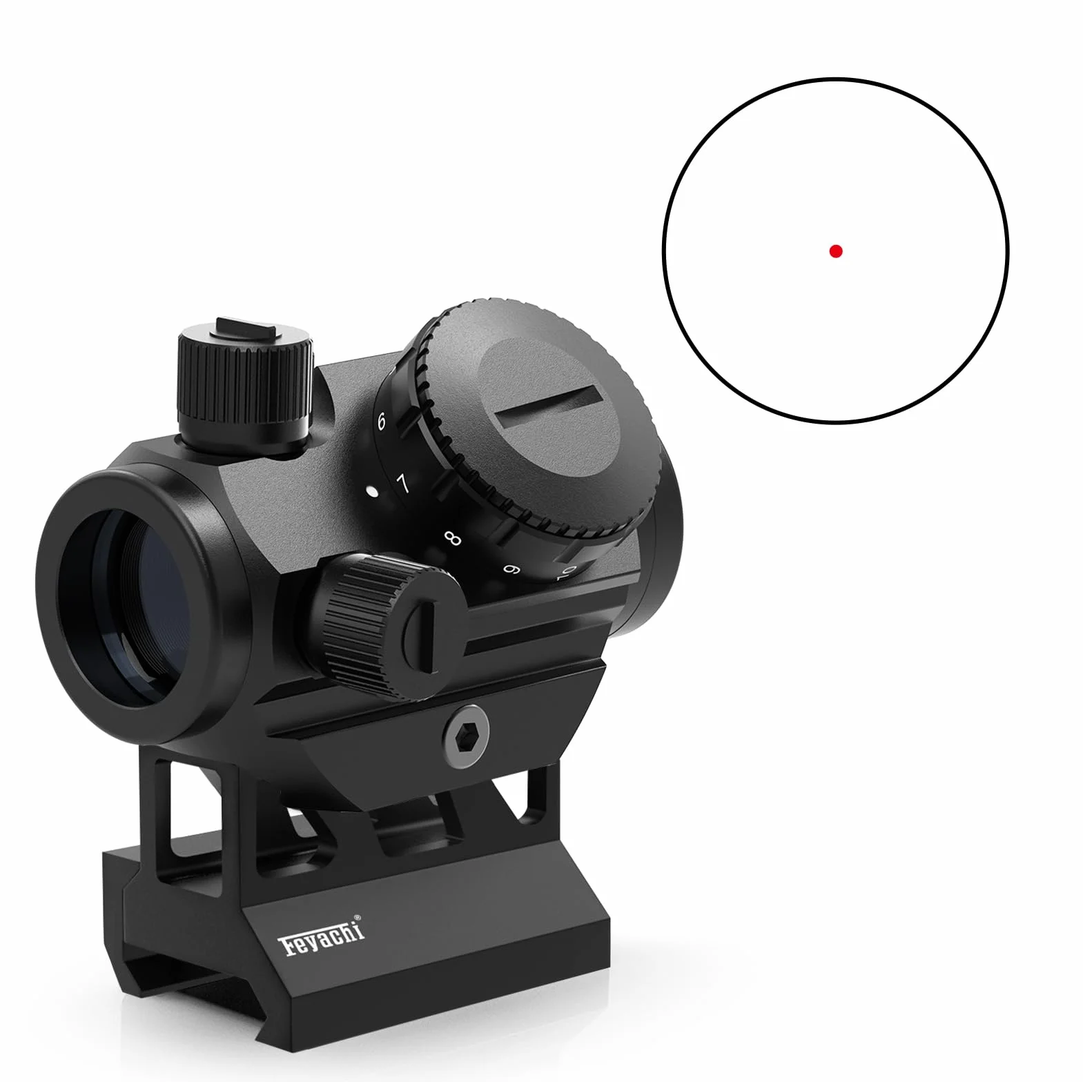 Feyachi RDS-25 Mira de Punto Rojo Airsoft Deportiva