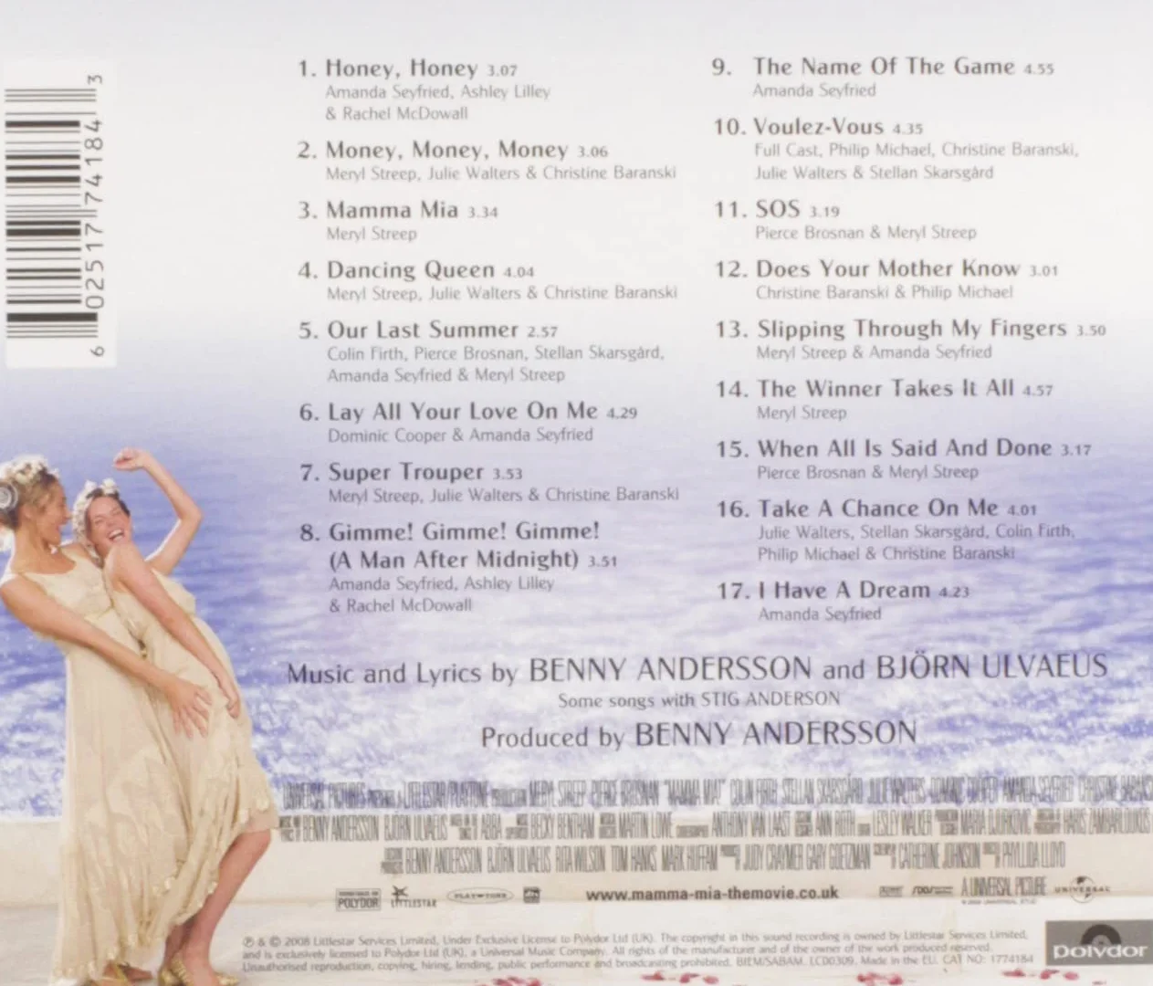 Mamma Mia! The Movie Soundtrack