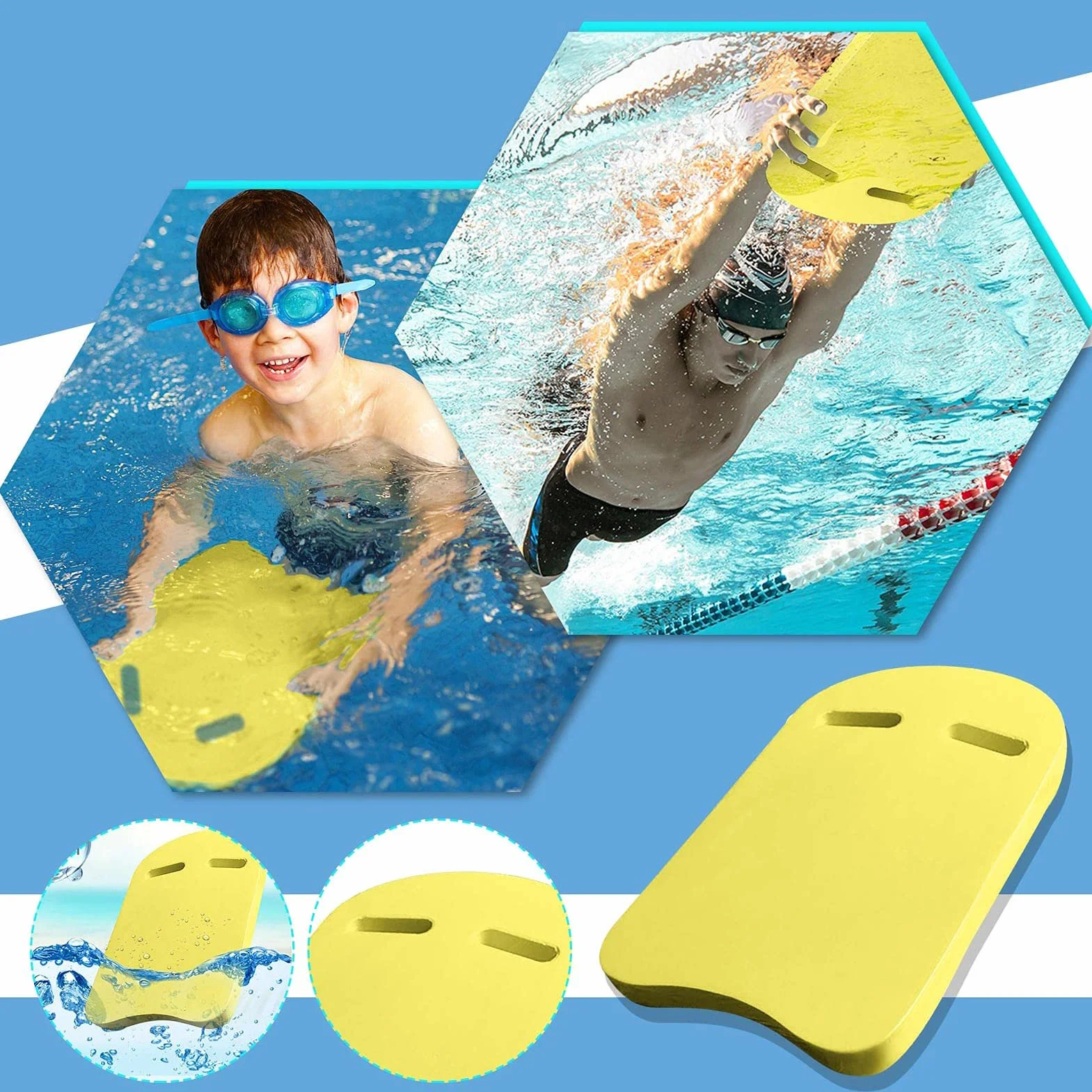 Tabla de natación para niños Eva en forma de U para principiantes