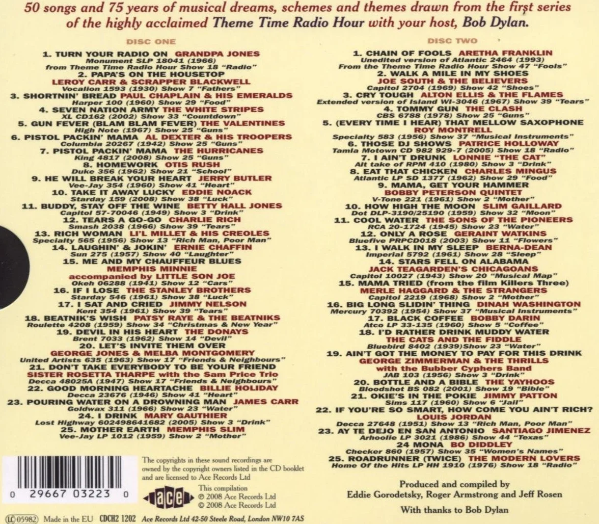 Theme Time Radio Hour With Your Host Bob Dylan