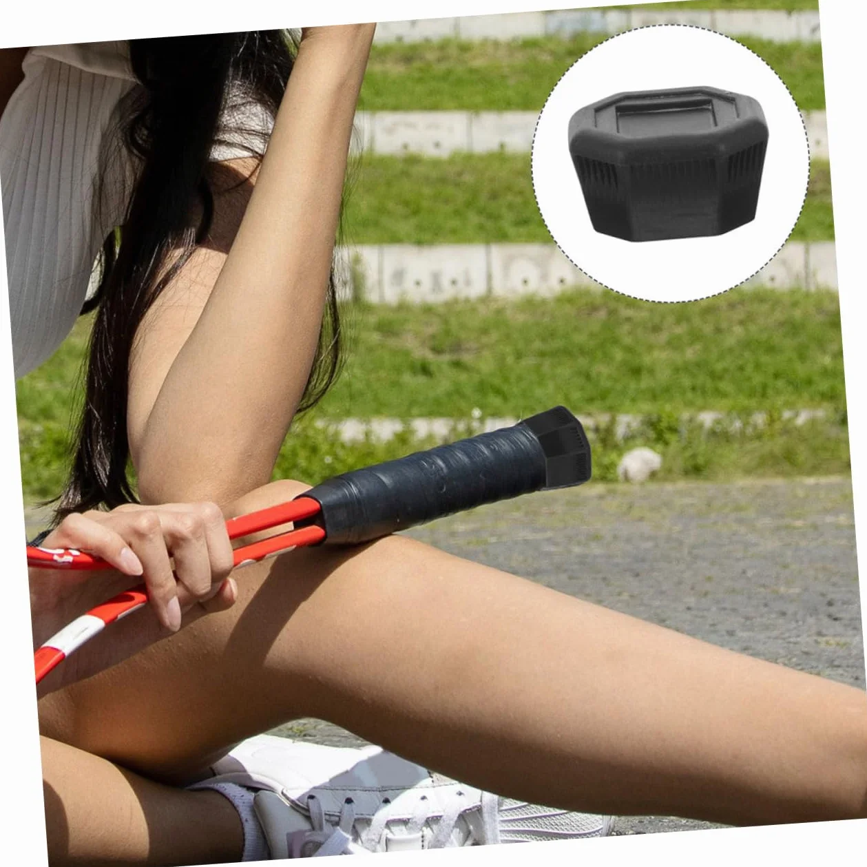 BESPORTBLE 2 Piezas Fundas para Raquetas De Tenis Fundas para Agarre De Raquetas