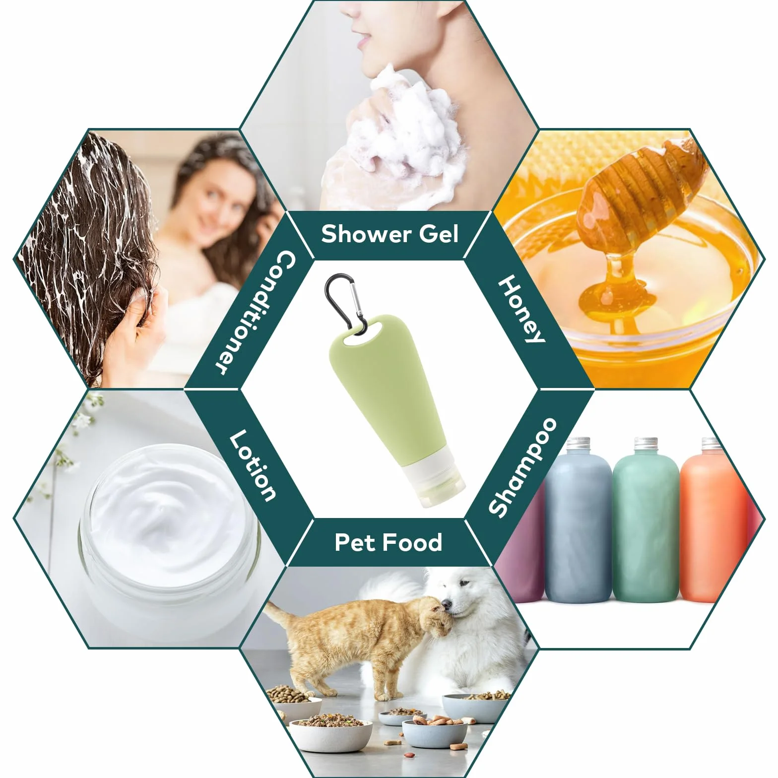 4 Piezas Tubos de Alimentación para llenar 90 ml Tubo para Perros Reutilizable Silicona para Perros con Mosquetón Cepillo para Tubos Ensayo Diseñado para Entrenamiento de Perros Como Recompensa