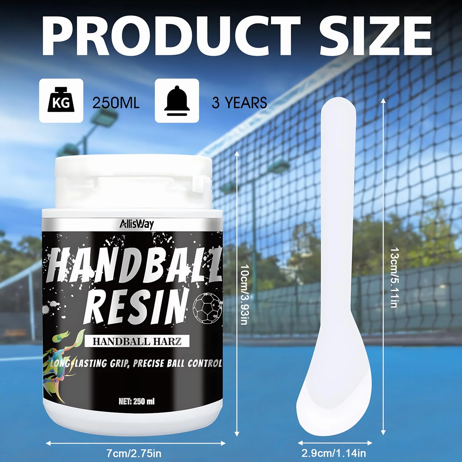 Resina de Balonmano, Cera Balonmano, Fuerte Adherencia, 250 ml