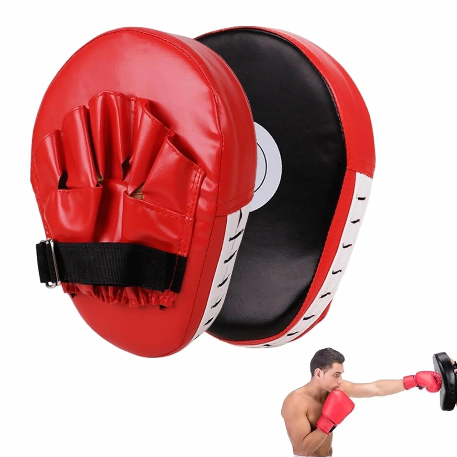 LATRAT 1 Par Almohadillas Entrenamiento Muay Thai Karate Taekwondo Artes Marciales