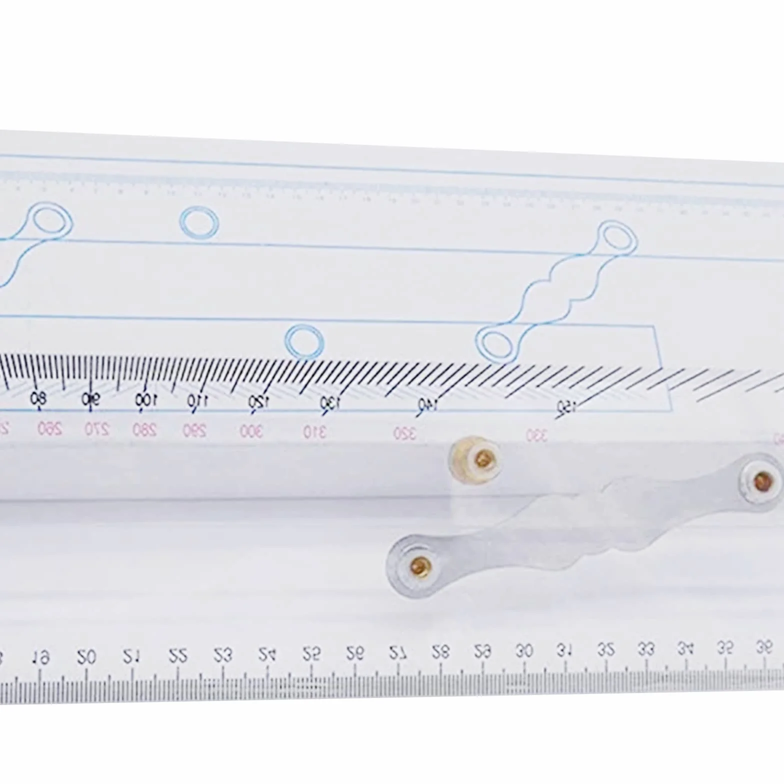 Regla Paralela 450 mm Navegación Marina Barco Mapa Náutico Divisor Medición