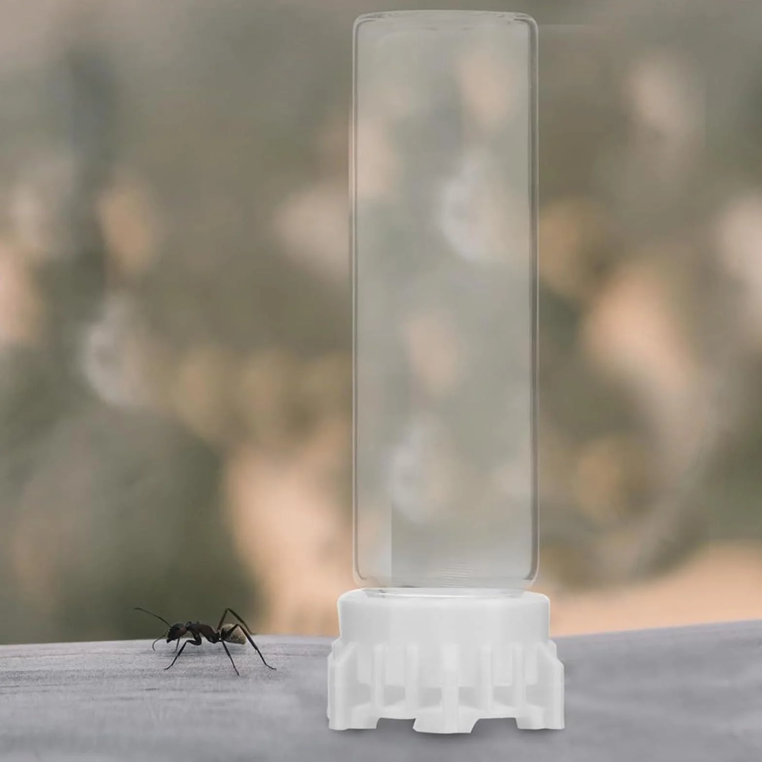 Dispensador De Agua para Hormigas - Bebederos Transparentes para Hábitat De Mascotas - Estación Portátil Antifugas con Accesorios Antideslizantes para Hormigueros Y Pequeñas Mascotas De Interior