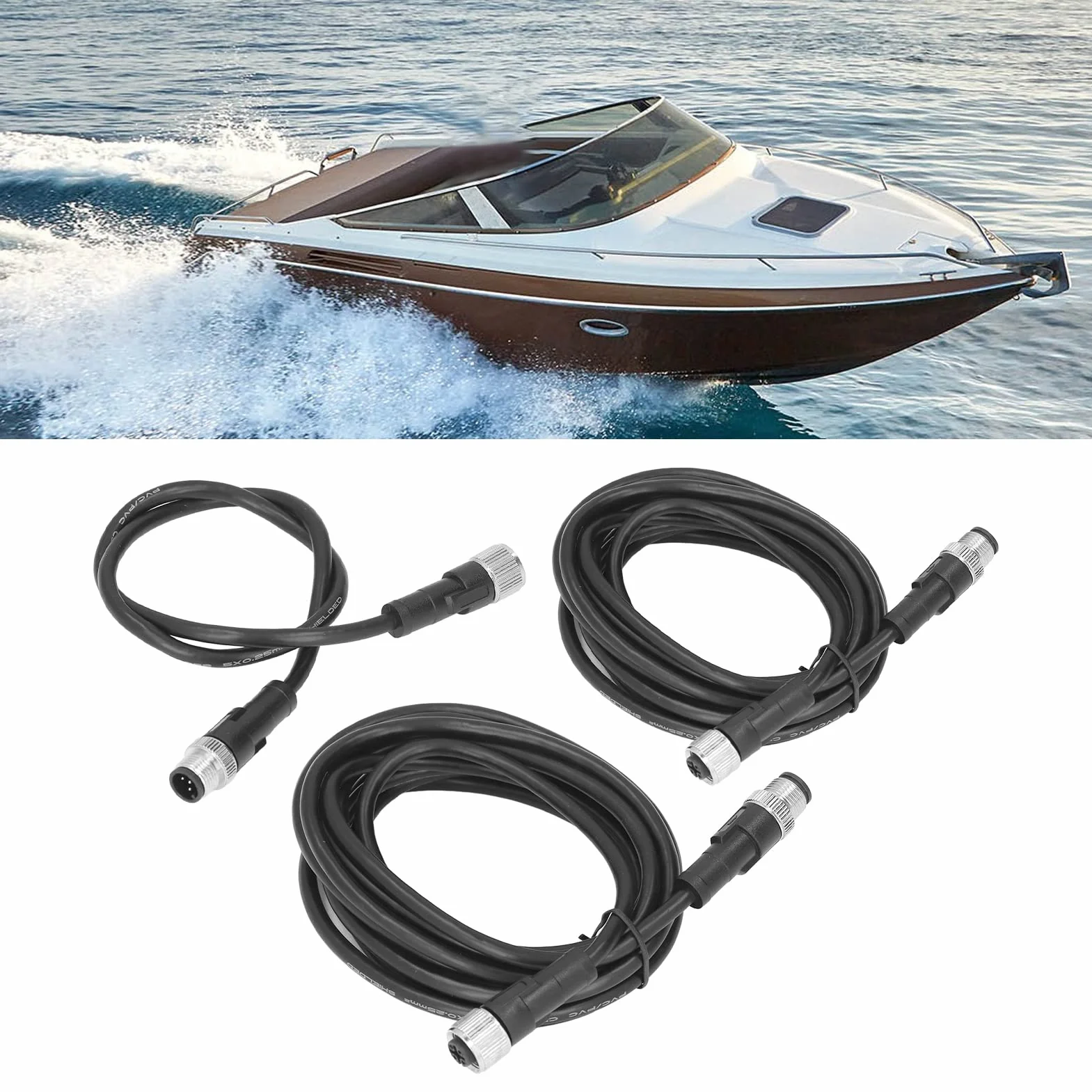 Cable troncal marino NMEA 2000 4M para Garmin Lowrance Simrad Navico