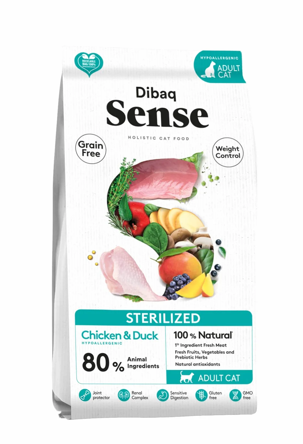 Dibaq Sense Grain Free Esterilizado, 1.5 kg