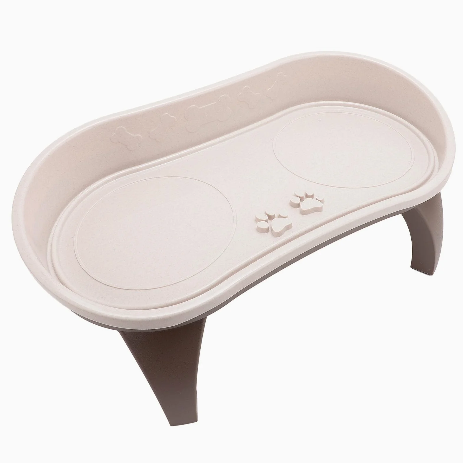Comedero elevado para mascotas, columna cervical, soporte antideslizante para perros, fácil de montar, soporte elevado para mascotas