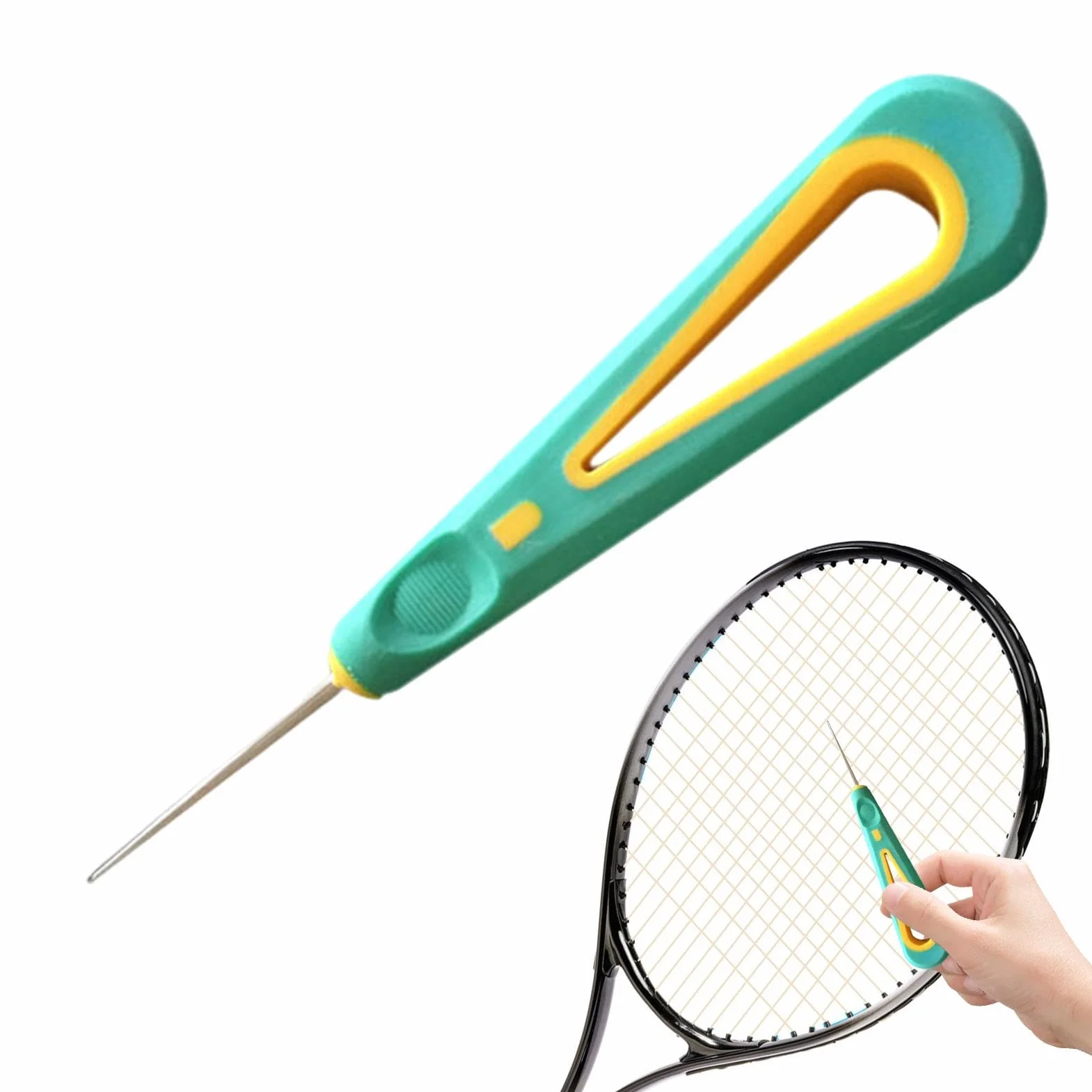 Máquina para encordar raquetas de tenis y bádminton, herramienta portátil de reparación