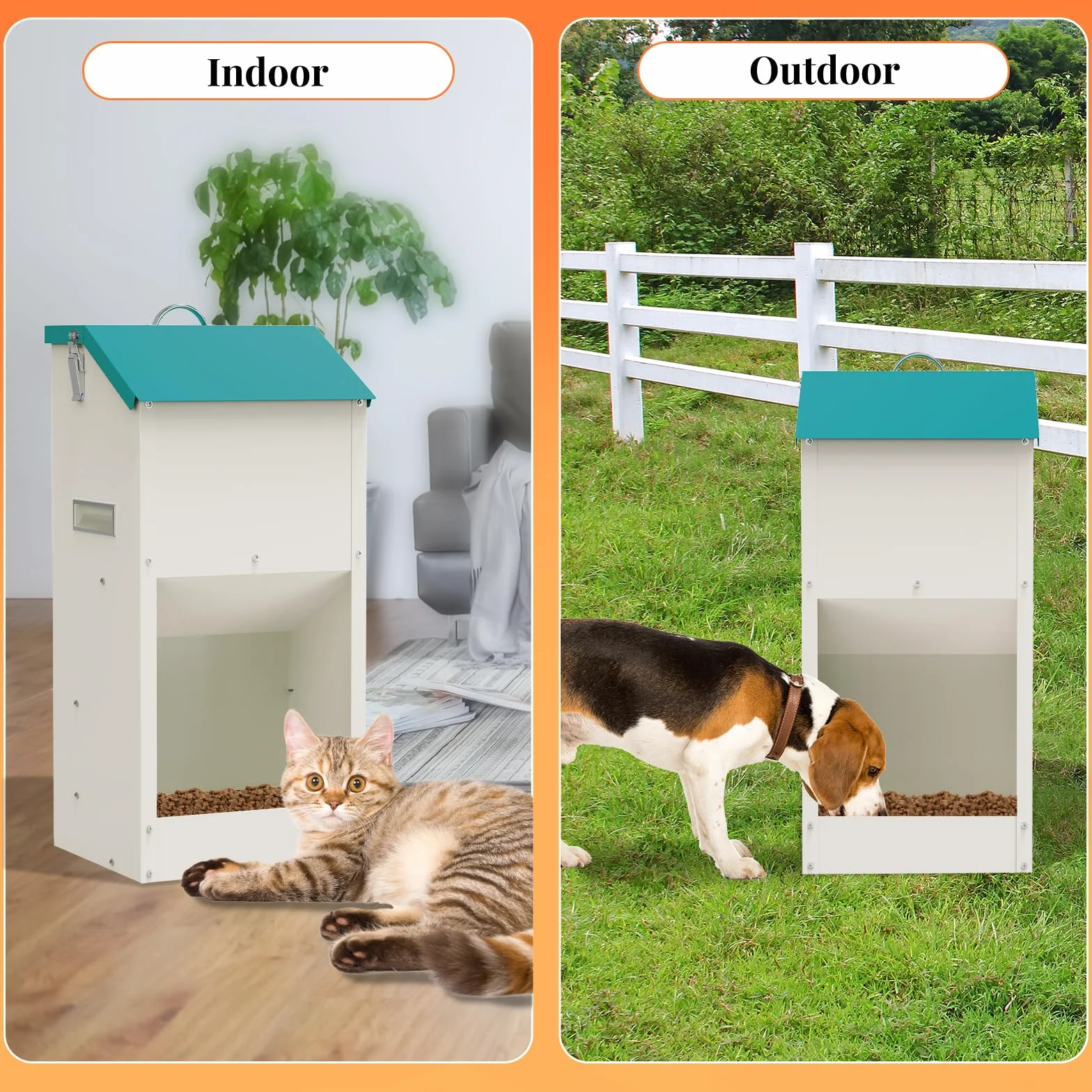 Dispensador AutomáTico De Comida para Perros 6kg Dispensador AutomáTico De Comida para Gatos, Adecuado para Cachorros, Gatos Y Cachorros