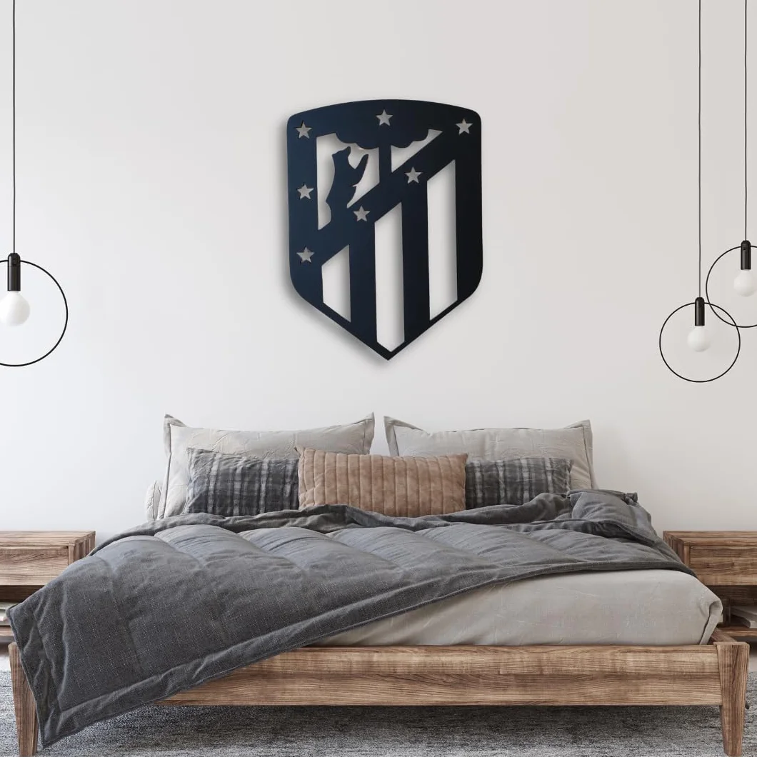Tonia Cuadro Atlético de Madrid 19x14.2 cm Negro mate