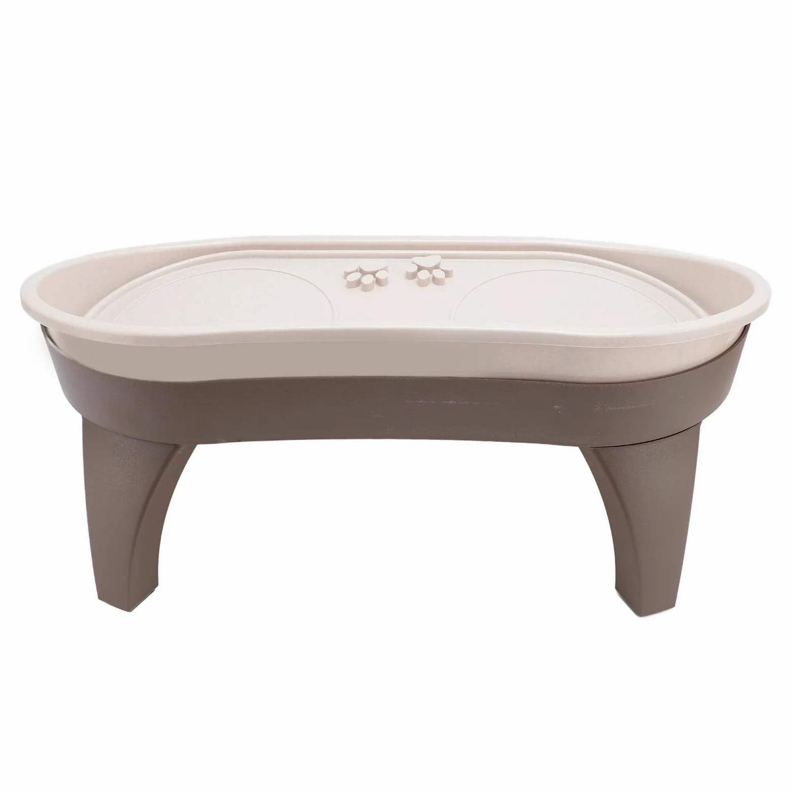 Soporte Elevado para Cuenco para Perros con Pies a Prueba de Arañazos, Bandeja Elevada para Comedero para Mascotas Pequeñas, Medianas y Grandes