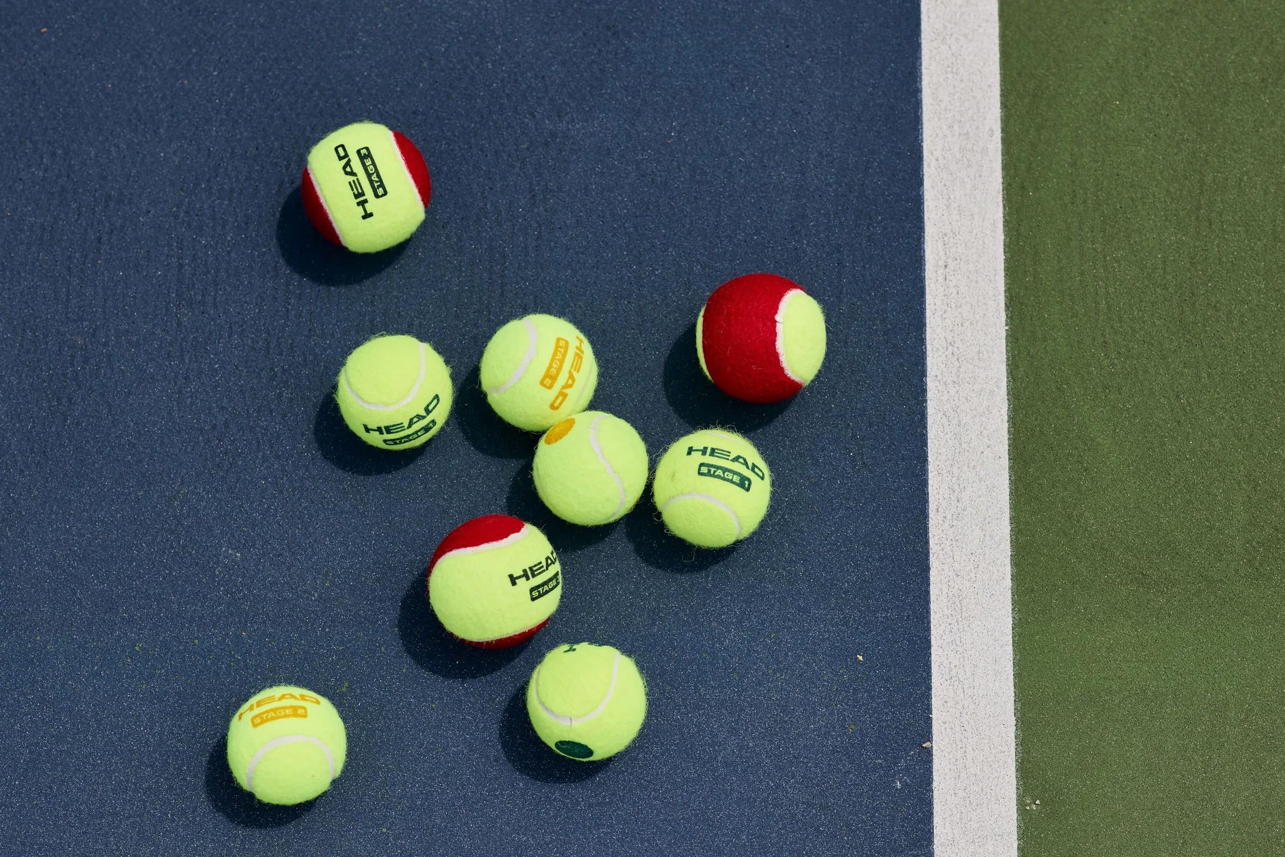 Head Pelotas de Tenis Verdes Etapa 1