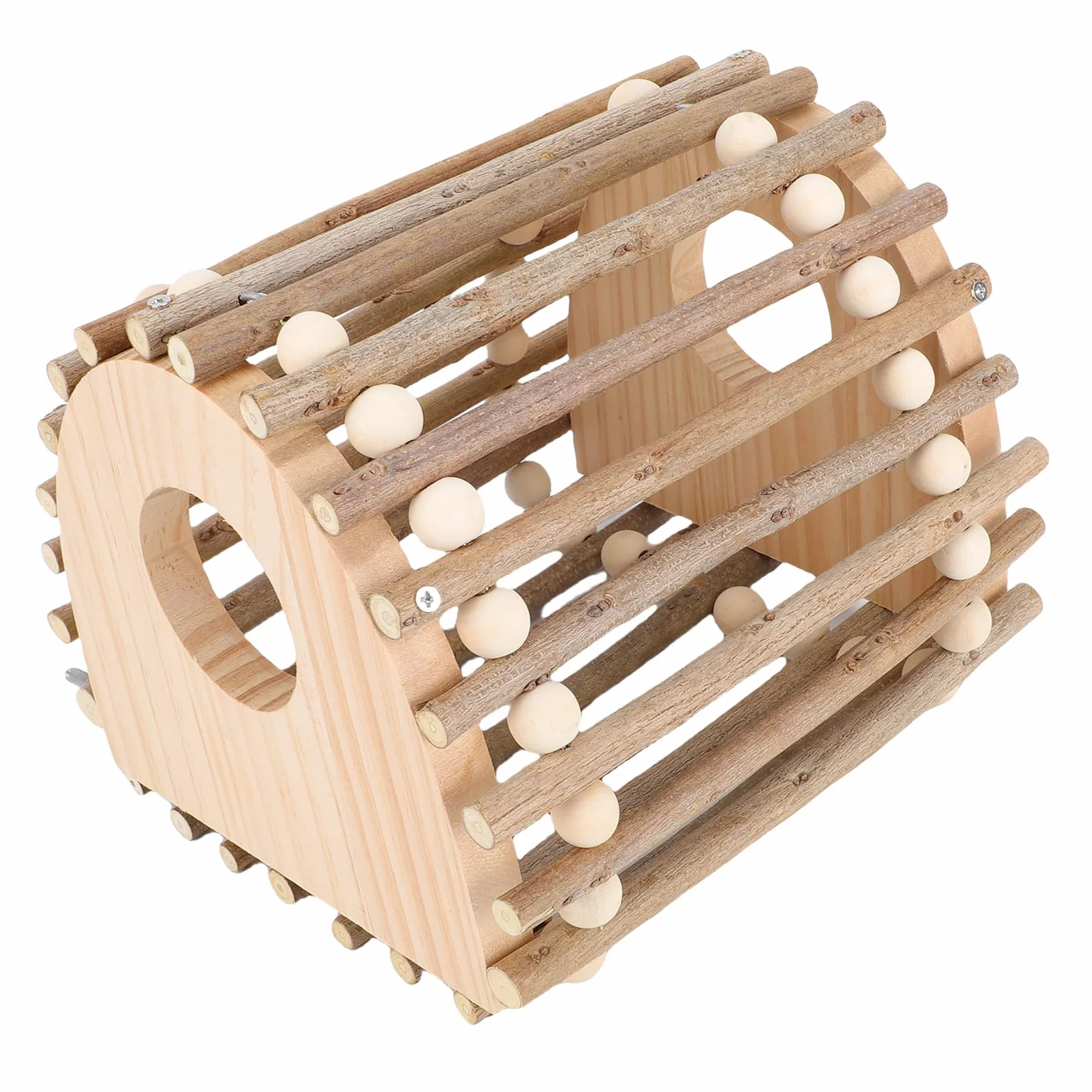 Generic Juguete de Madera para Loros, Diseño Innovador Que Promueve el Ejercicio Físico para Jaulas de Pájaros, Juguete para Escalar, Material Seguro, Madera de Pino para Loros y Mascotas Pequeñas