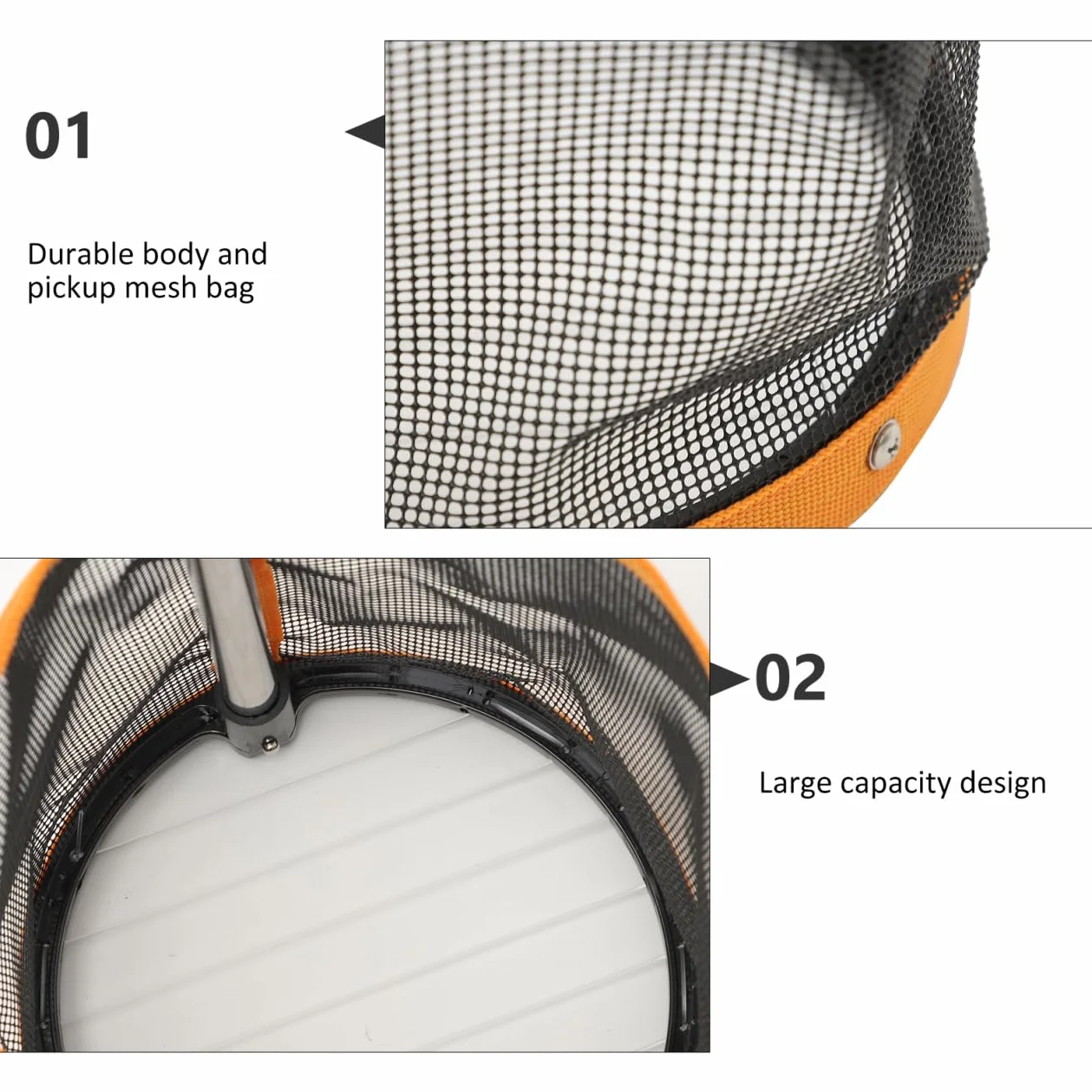 SUPVOX Recolector Pelotas Tenis Mesa Mango Retráctil Cesto Entrenamiento Competición