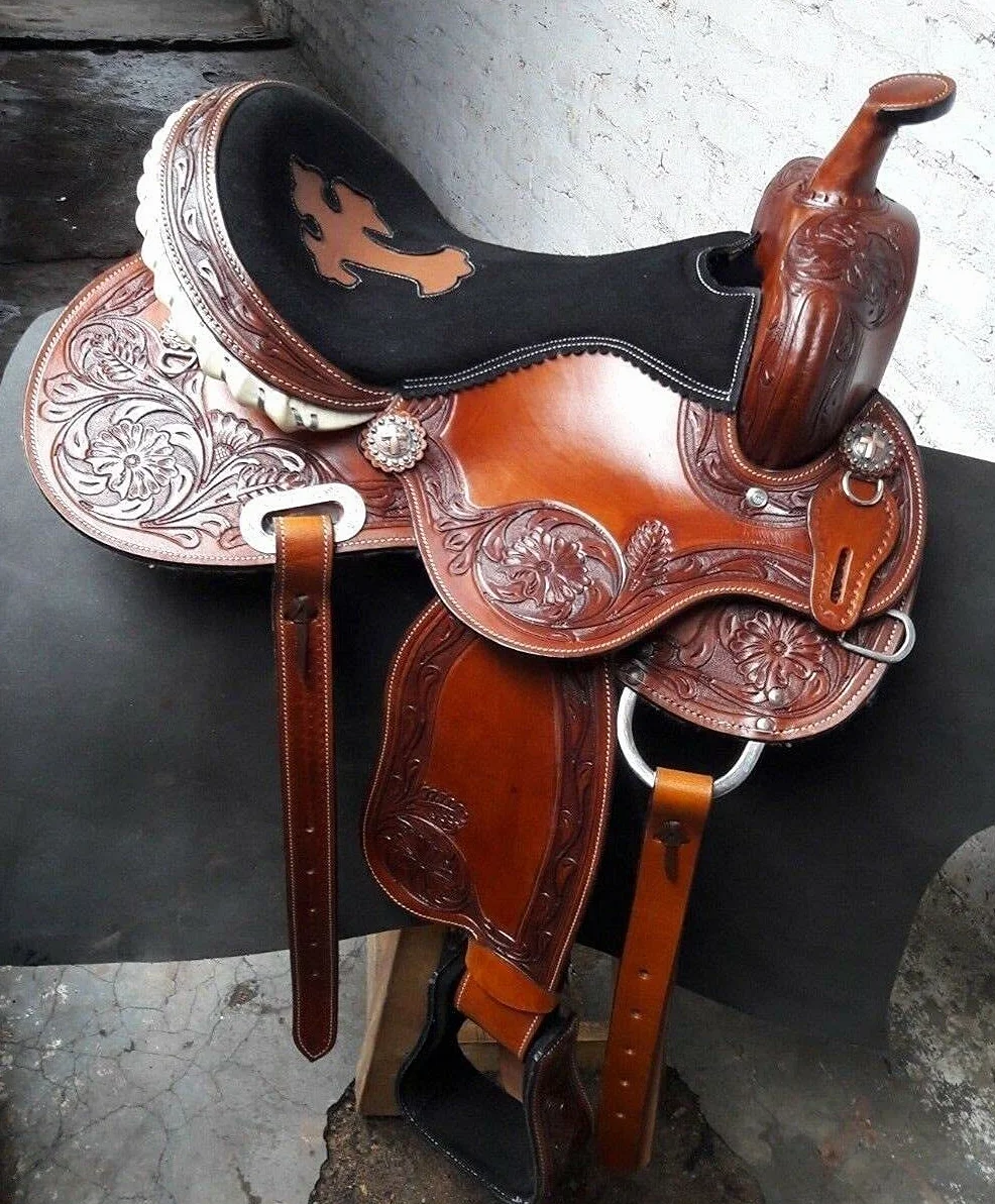 Sillín occidental del universo ecuestre estilo de carreras juveniles/niños silla de montar