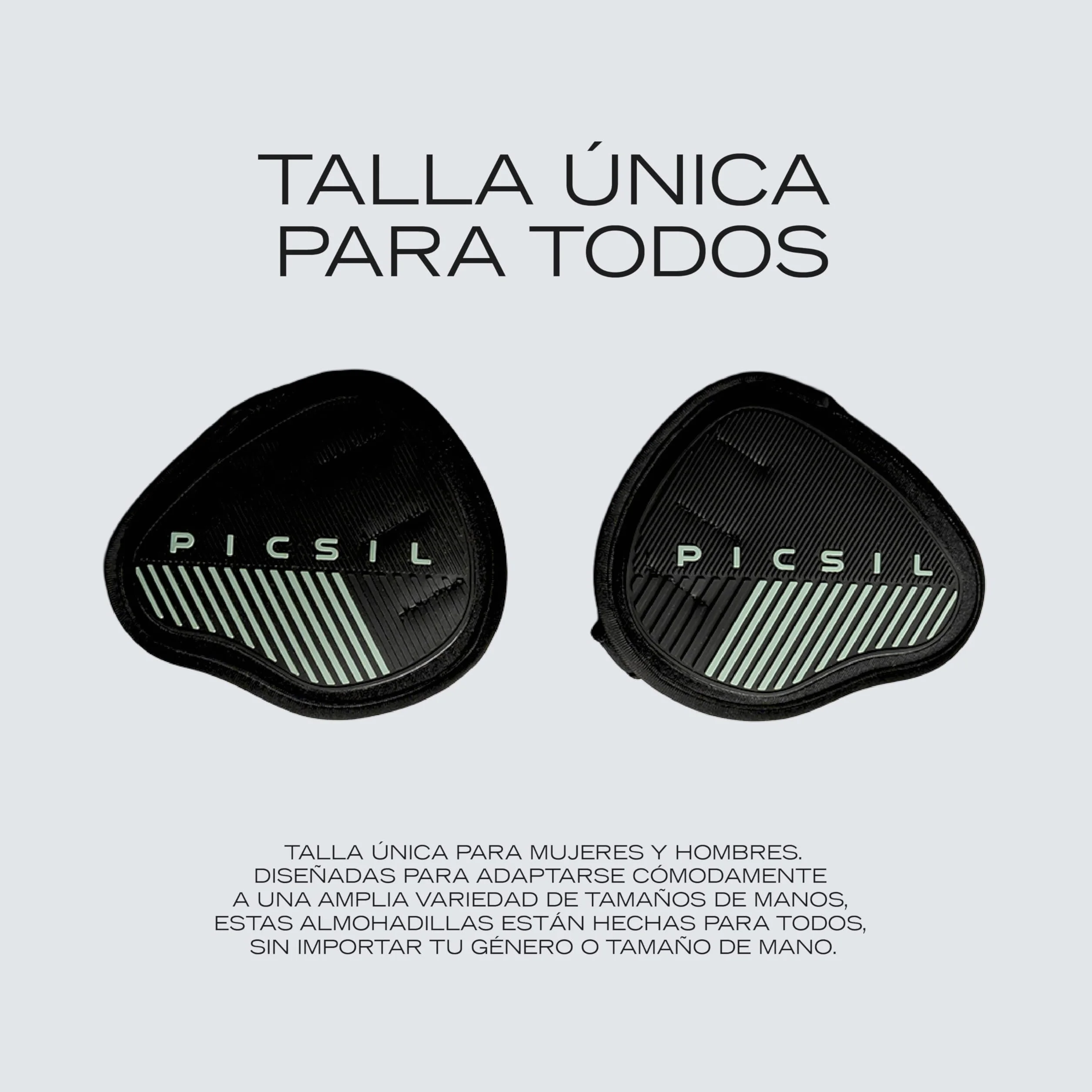 PICSIL Almohadillas de Agarre para Gimnasio Protección Manos Dominadas Pesas