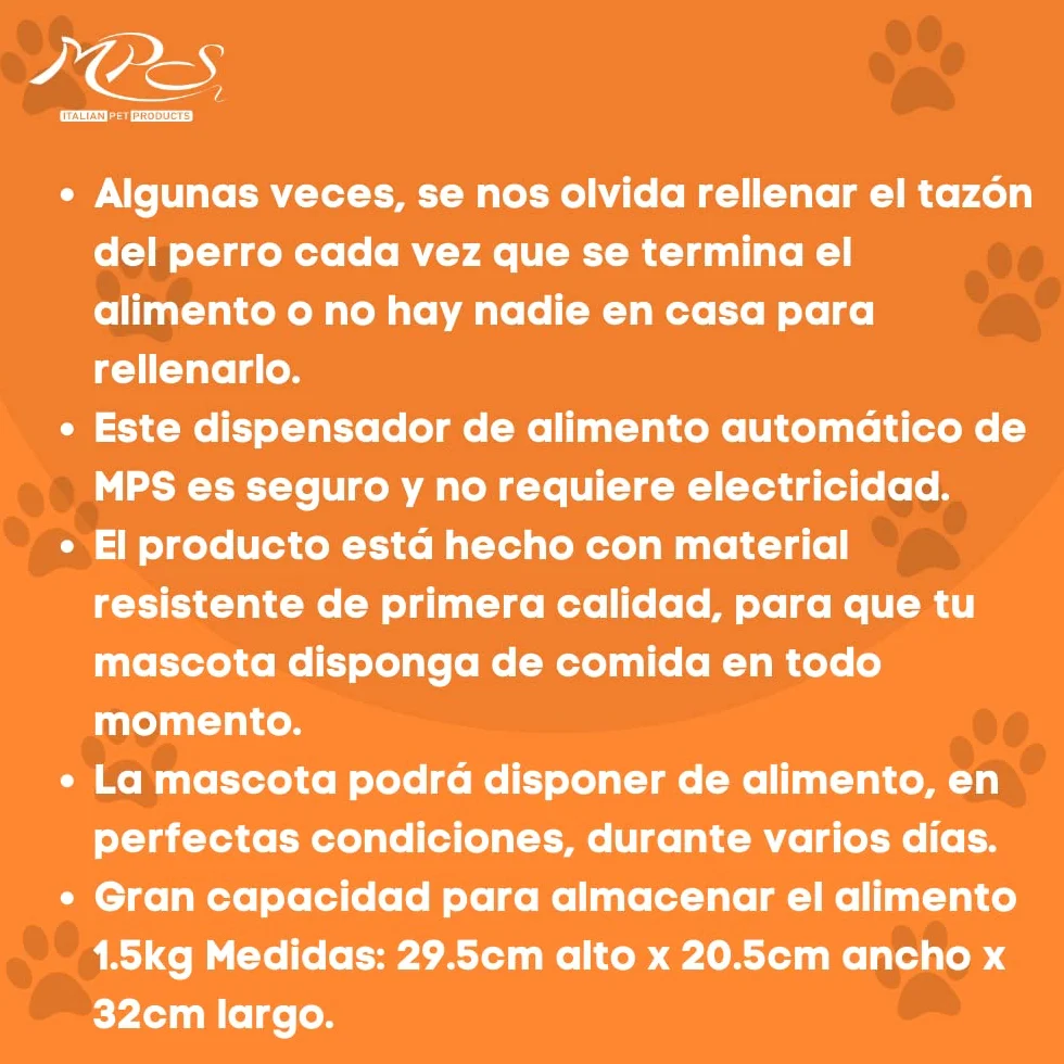 Arquivet Dispensador de pienso - Maya - Perros Gatos Mascotas - 1.500 g
