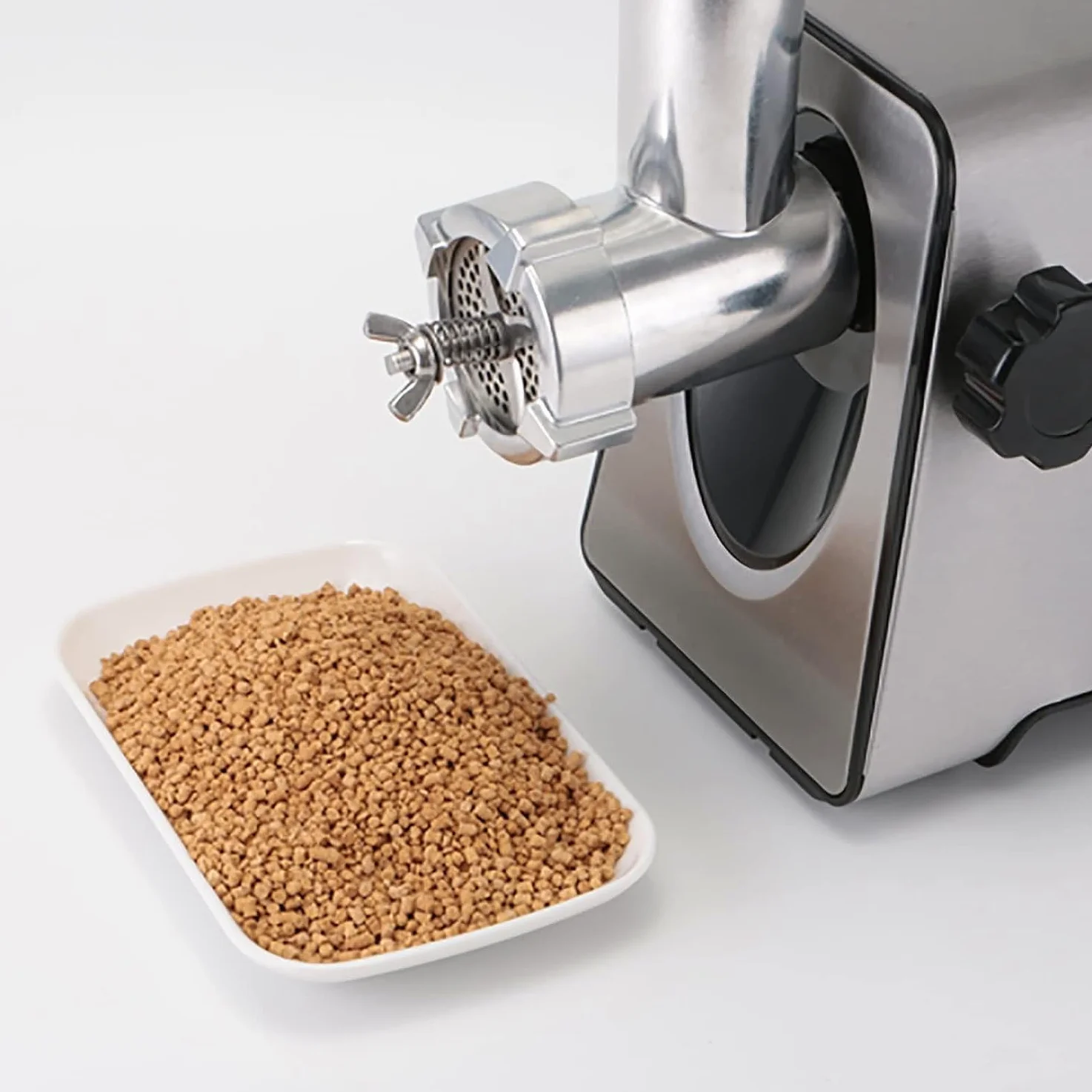 Máquina de pellets de alimentación animal, máquina de comida para perros y gatos, granulador de cebo de pesca para pájaros y mascotas con moldes opcionales para alimentación de animales de granja