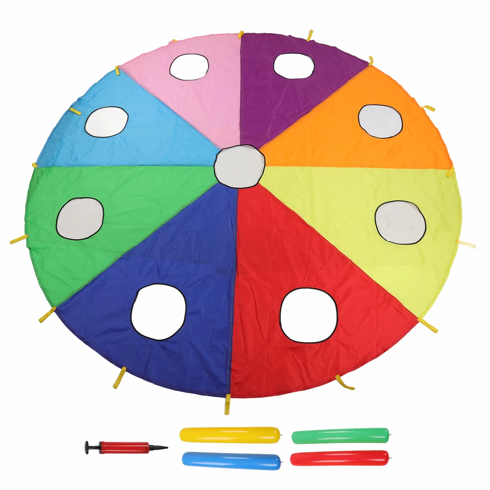 Juego de Topo de Paracaídas 9 Agujeros Interactivo Aire Libre