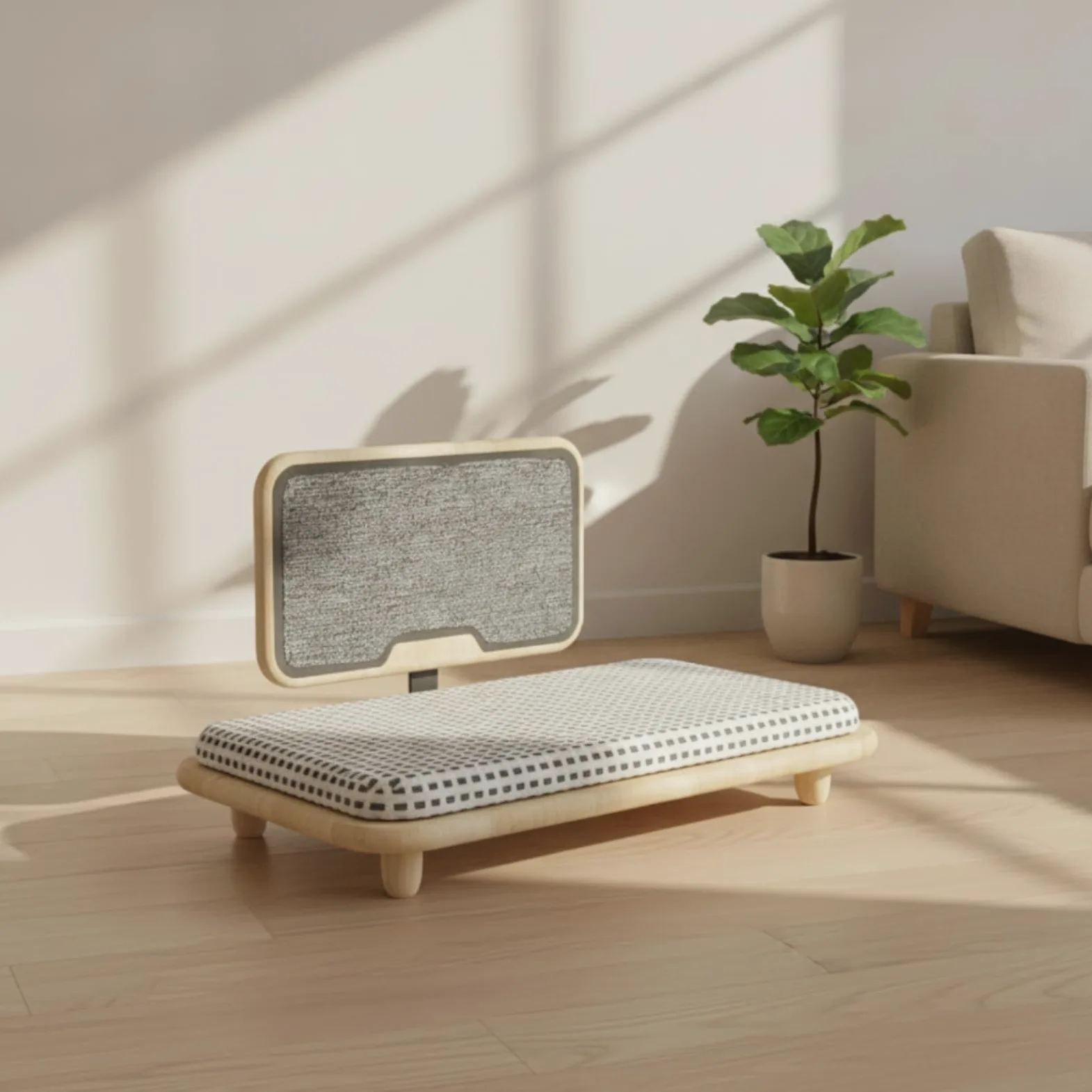 Cama con Rascador Suelo Mueble para Dormitorio