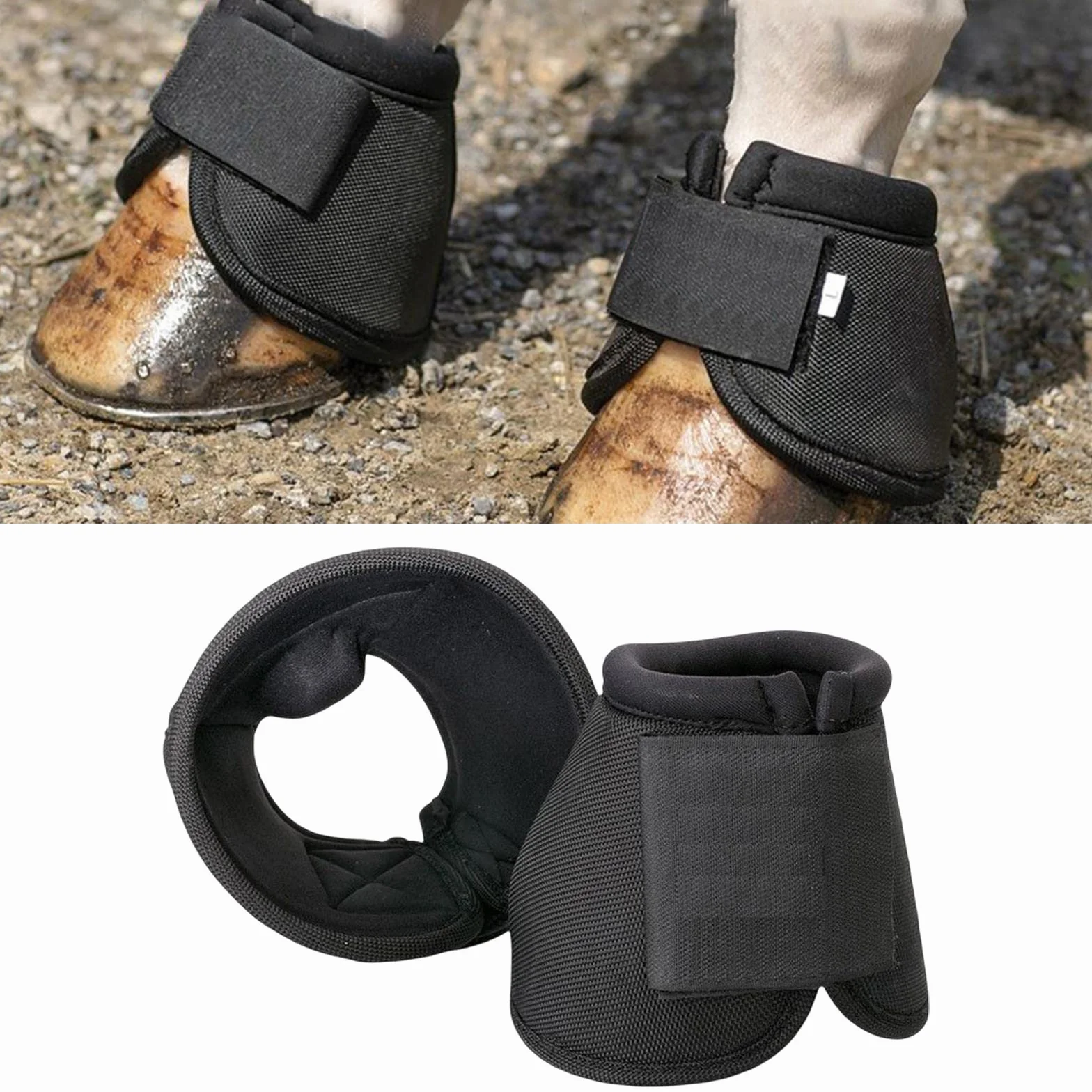 Colcolo Botas Campana Caballo Bota Balística Lavable Protección y para Par