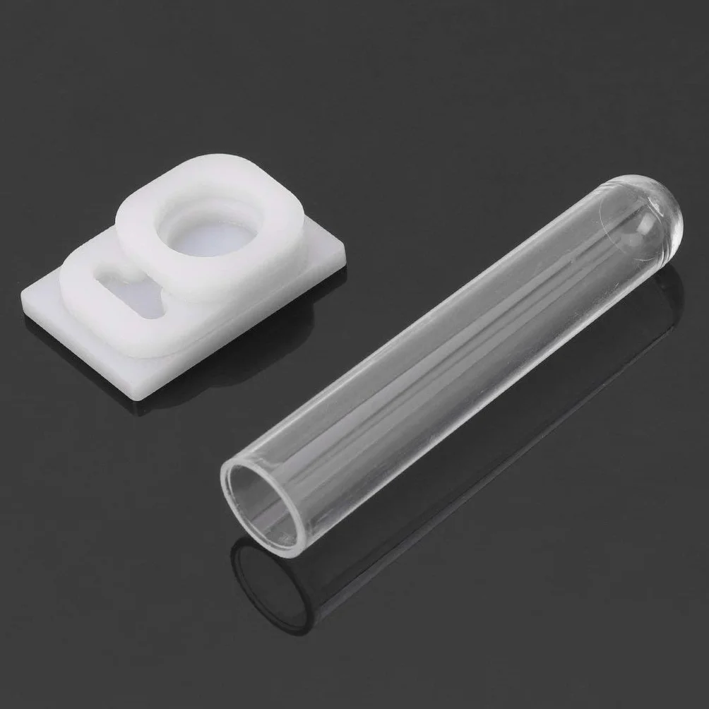 Dispensador de agua para hormigas, forma única de tubo, material acrílico, para colgar, uso interior, 3x2x6,5 cm, transparente, alimentado
