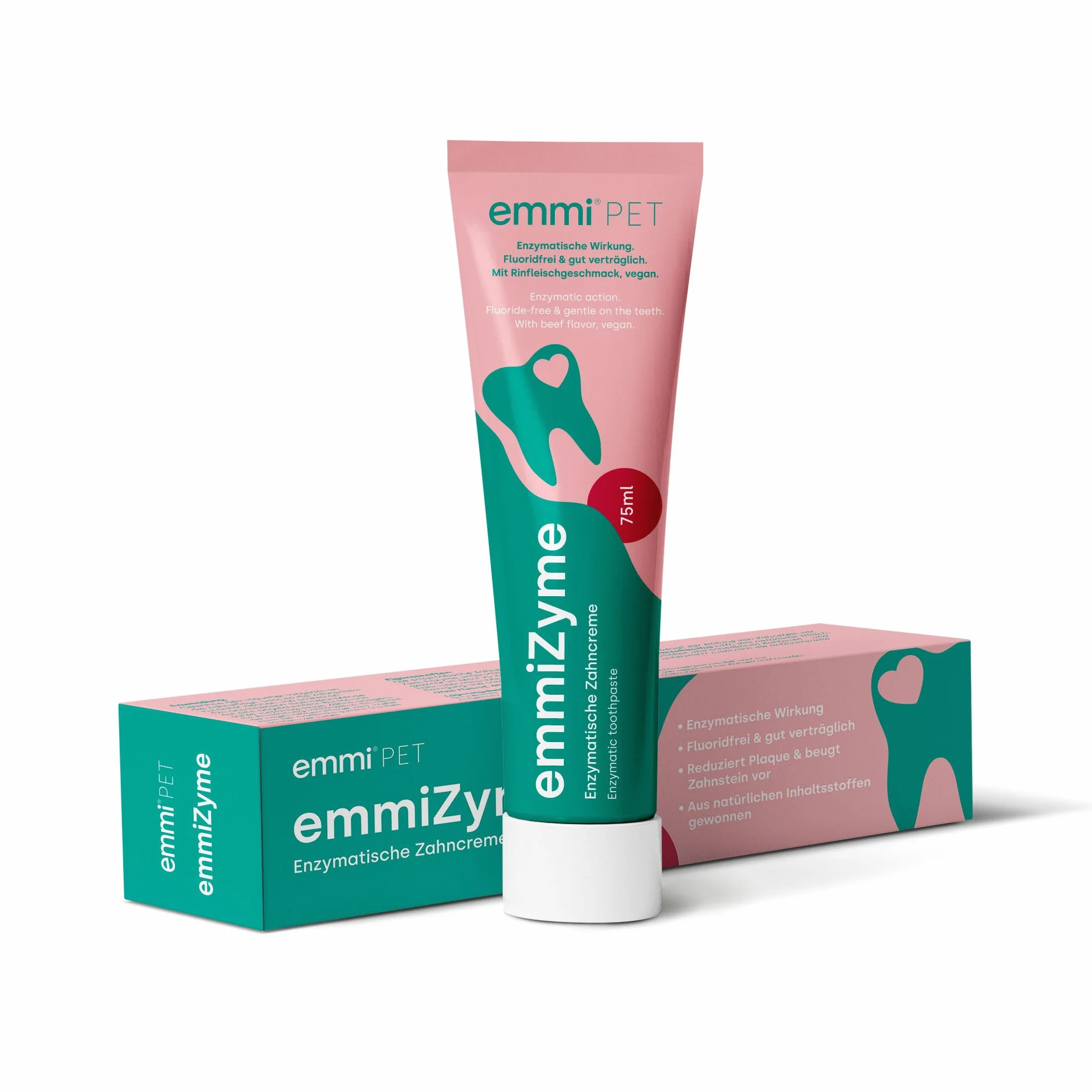emmi-pet 1x emmi Orozyme Gel para el cuidado dental de perros y gatos con función de autolimpieza