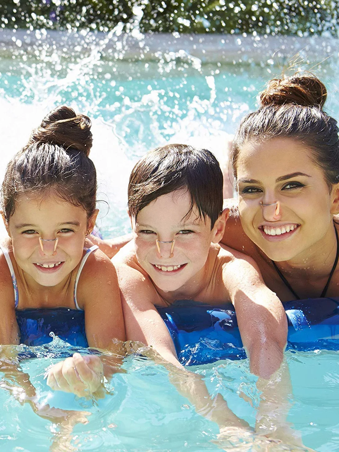 Pinza de Nariz para Natación 6 Pack Clip de Silicona Suave para Adultos y Niños Buceadores