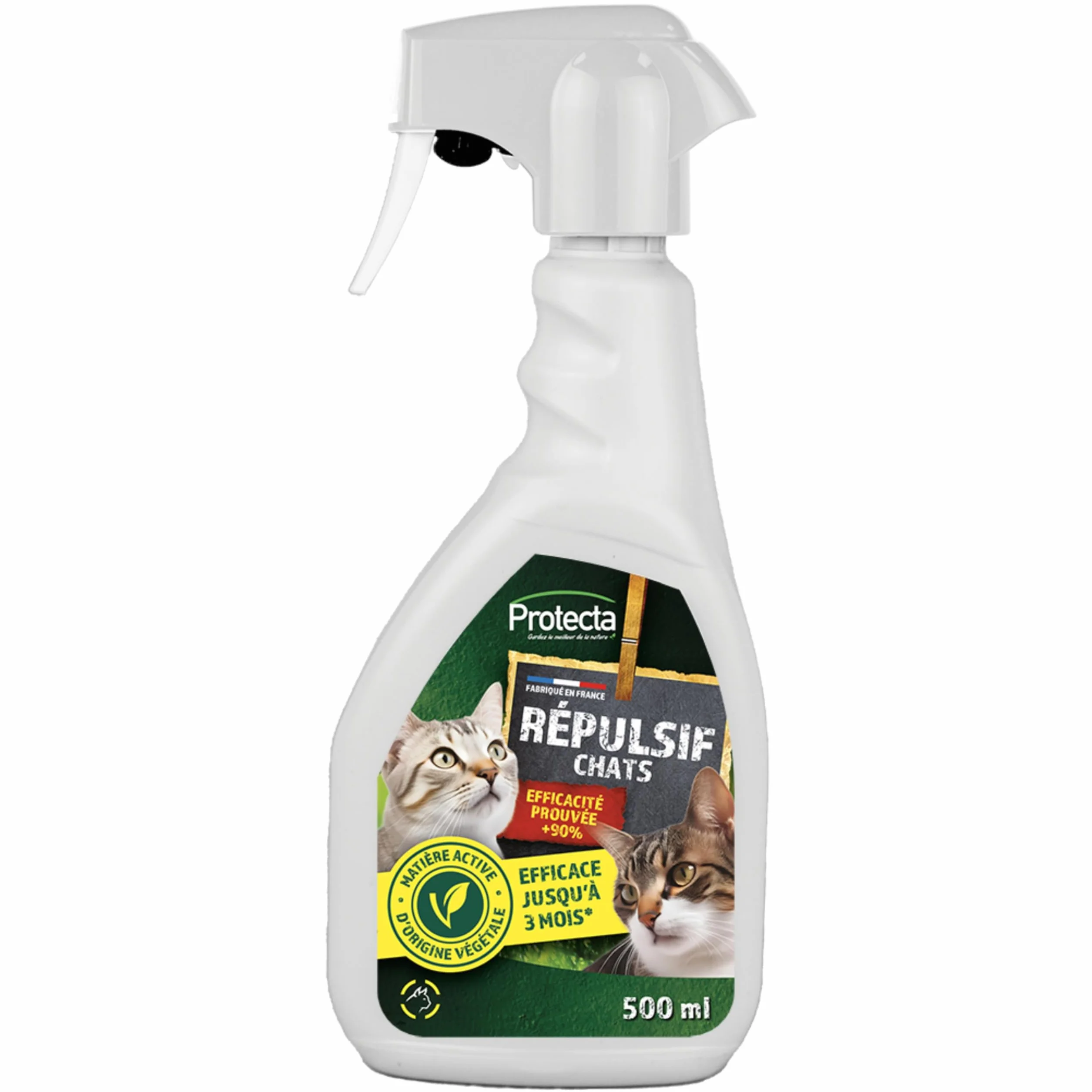 Repelente de Gatos para Interior y Exterior, Spray Antiarañazos y Marcado Urinario, 500ml – Protección Eficaz para Muebles y Jardines