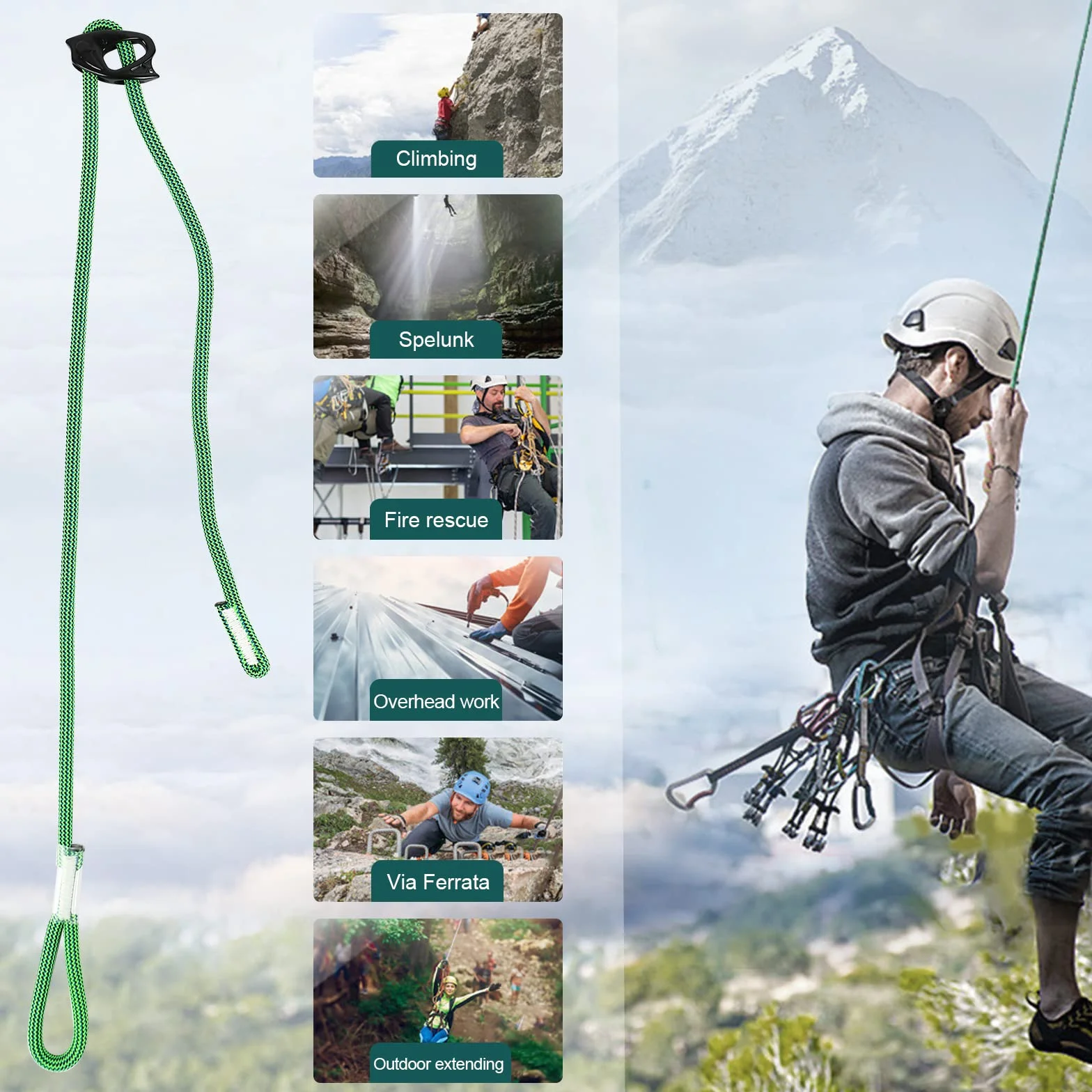 Eslinga de estación ajustable IGTOPS 15-95cm Connect Adjust