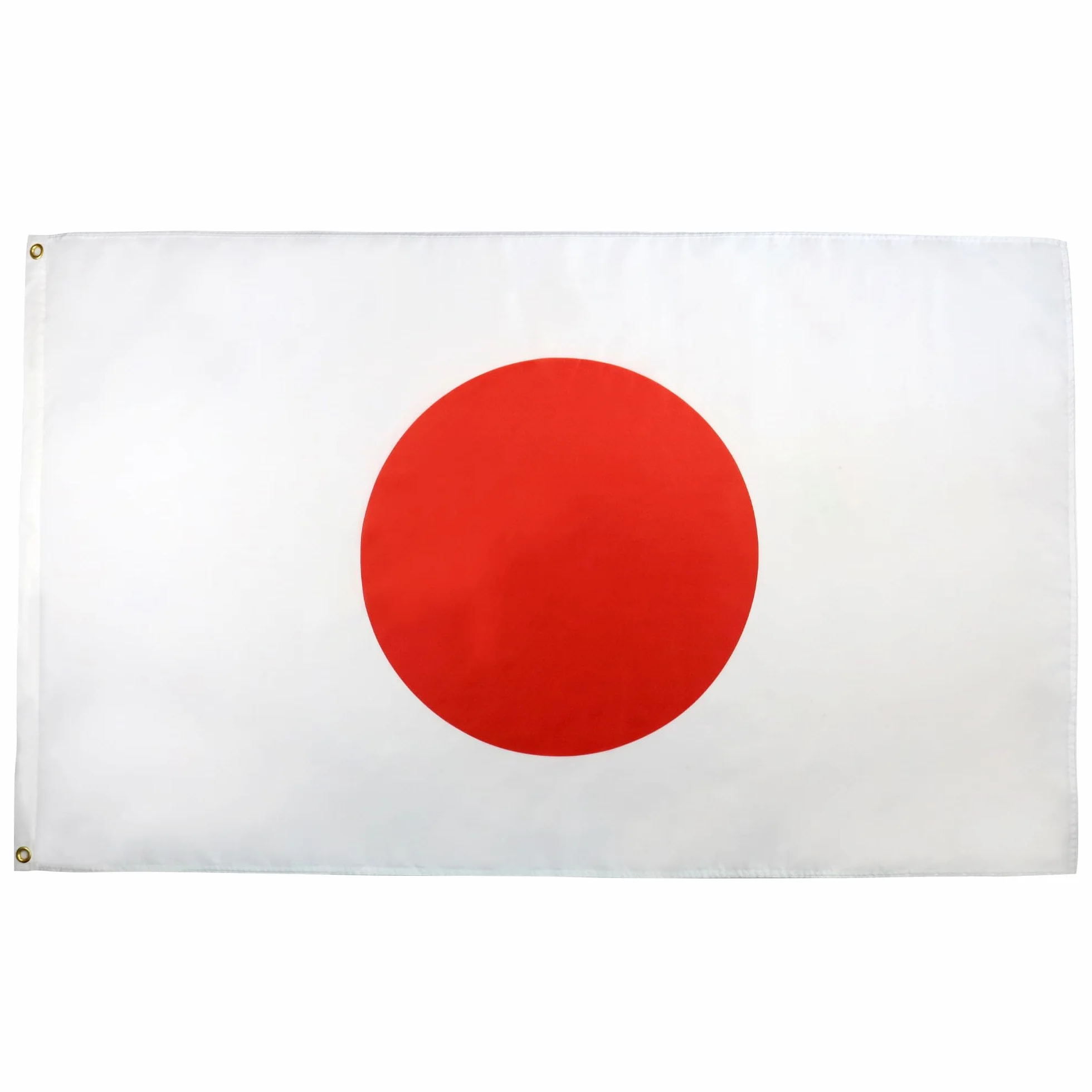 Bandera Japón 90x60 cm Poliéster Ojales Metal Colores Vivos Resistente Decoloración