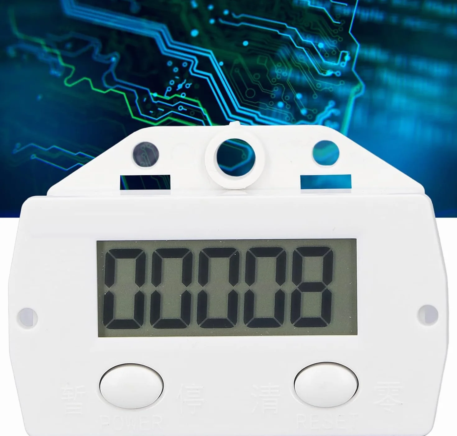 Contador Digital Magnetico Industrial 0-99999 LCD Inducción Magnético para Punzonadoras