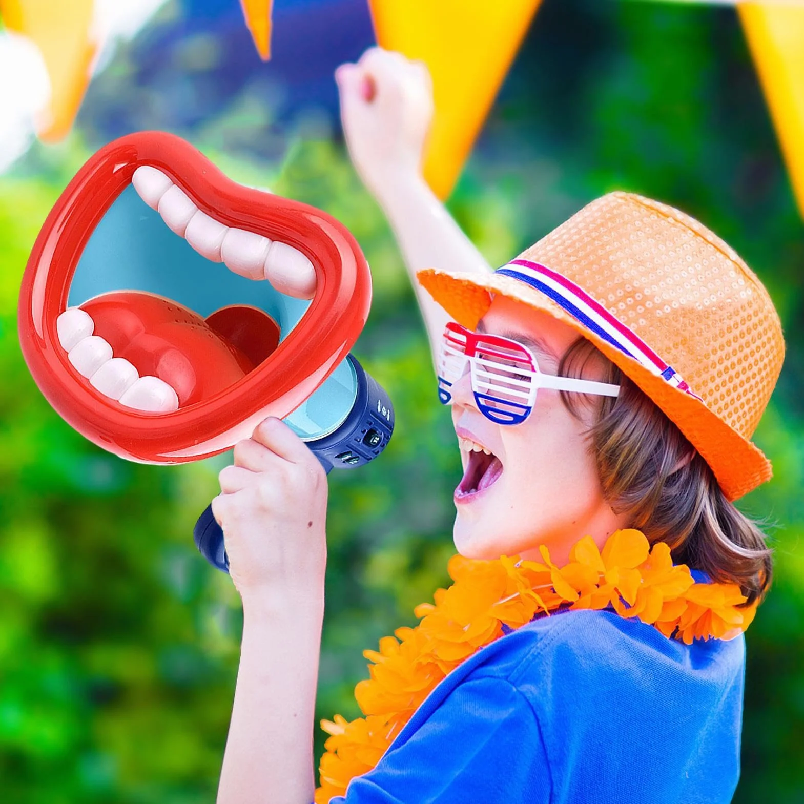 Horn Loud Speaker Voice Changing Speaker Kids Funny Toys Small Megaphone Record Play Portable Handheld Mic