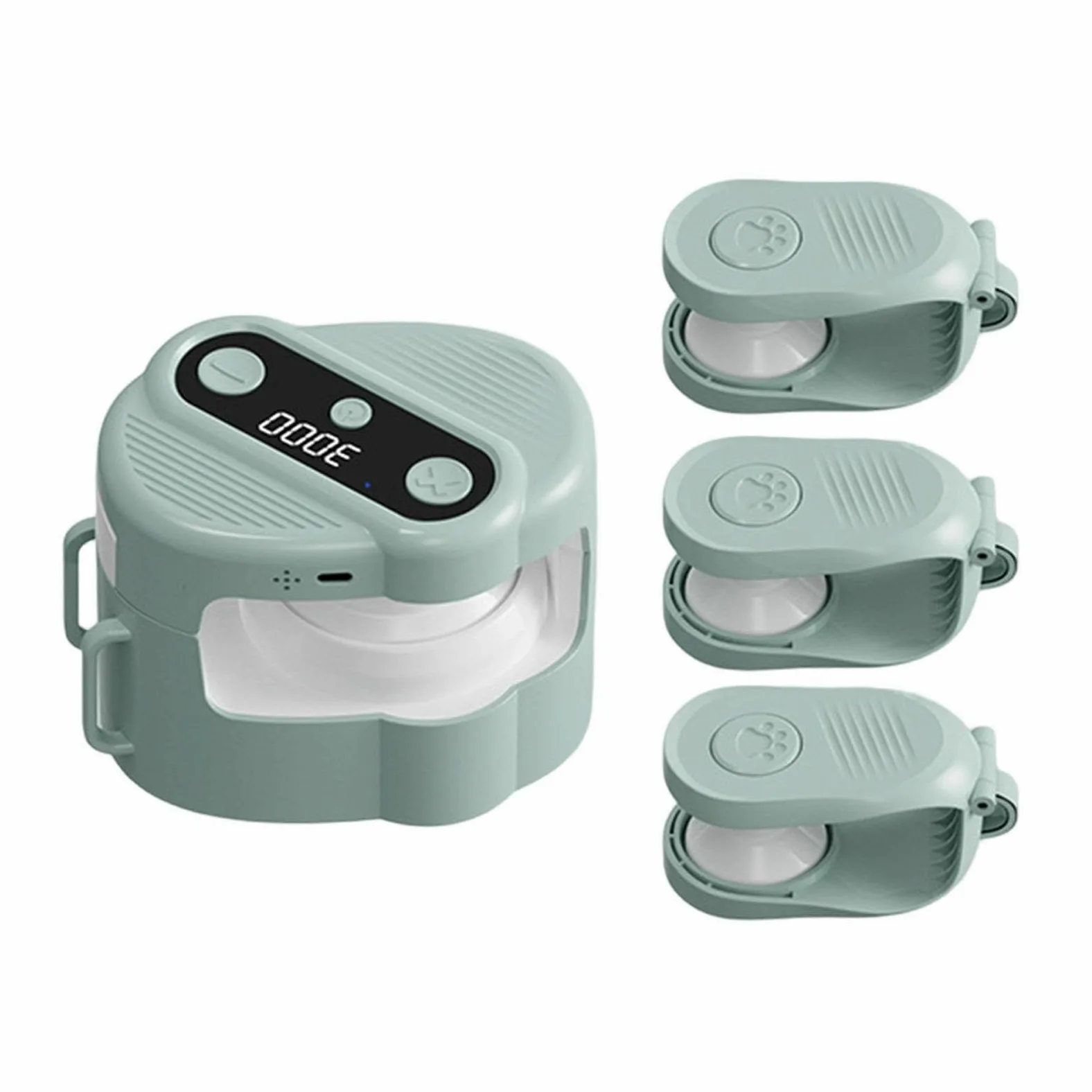 Juguete Interactivo para Gato Electrónico Portátil con Sonido Analógico Autojuego Automático Y Recargable USB Ajustable por Control Remoto Material PP, Verde