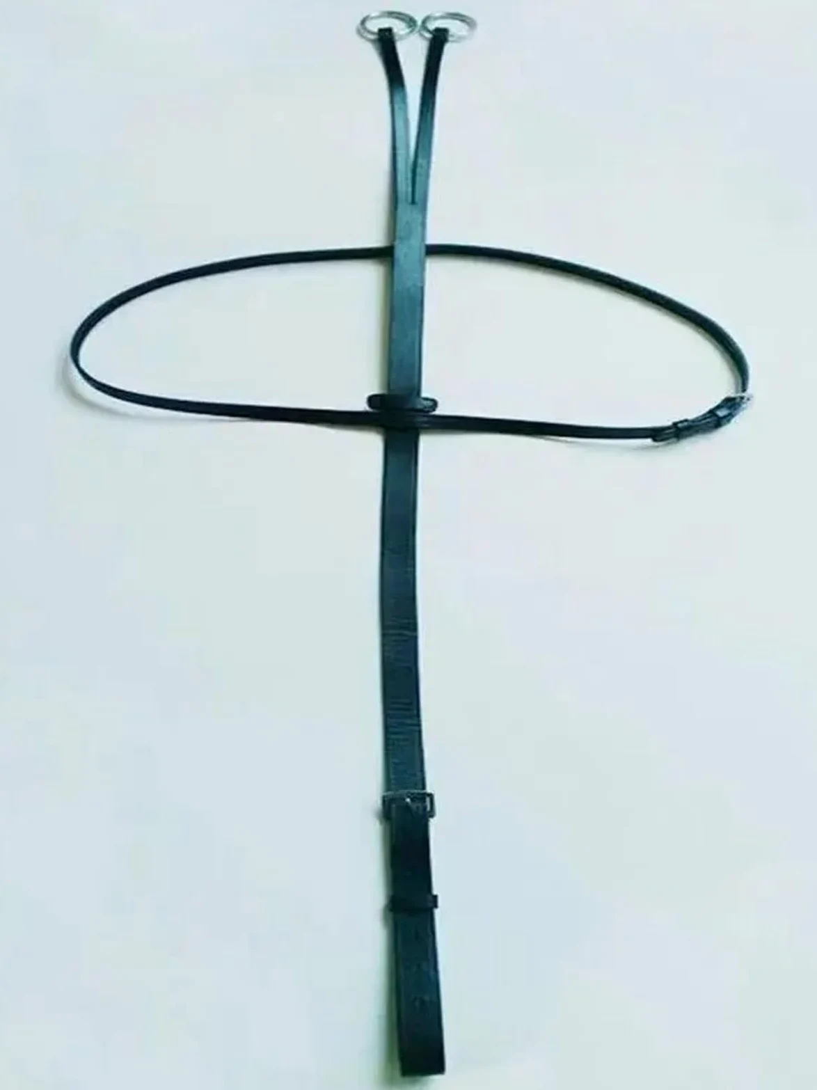 Pecho Delantero de Cuero de Cabeza Baja con Cuello, Manga Triangular, Accesorios for sillín, Equipo Ecuestre y Suministros for Equipo de Caballo para Caballos(Black,L 1.4-1.6M)