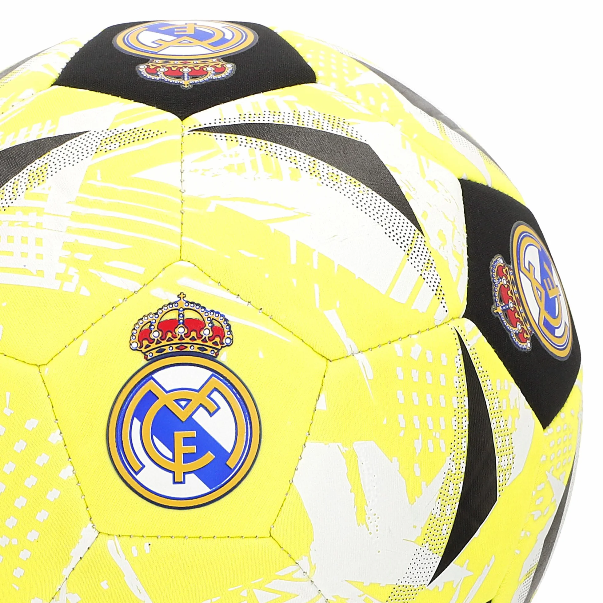 ColorBaby Real Madrid balón de fútbol Playa Neopreno Talla 5 21 cm Resistente al Agua