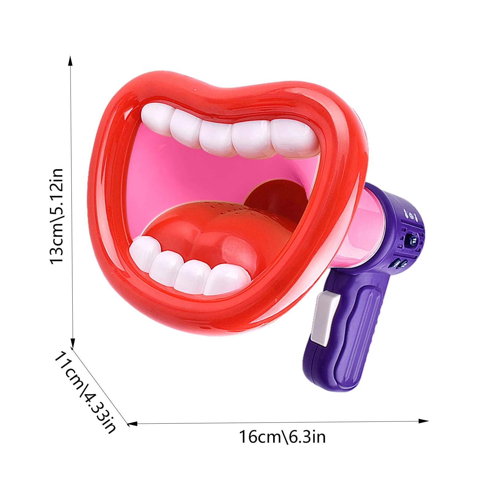 Altavoz de trompeta Mini megáfono portátil para niños con grabación y reproducción