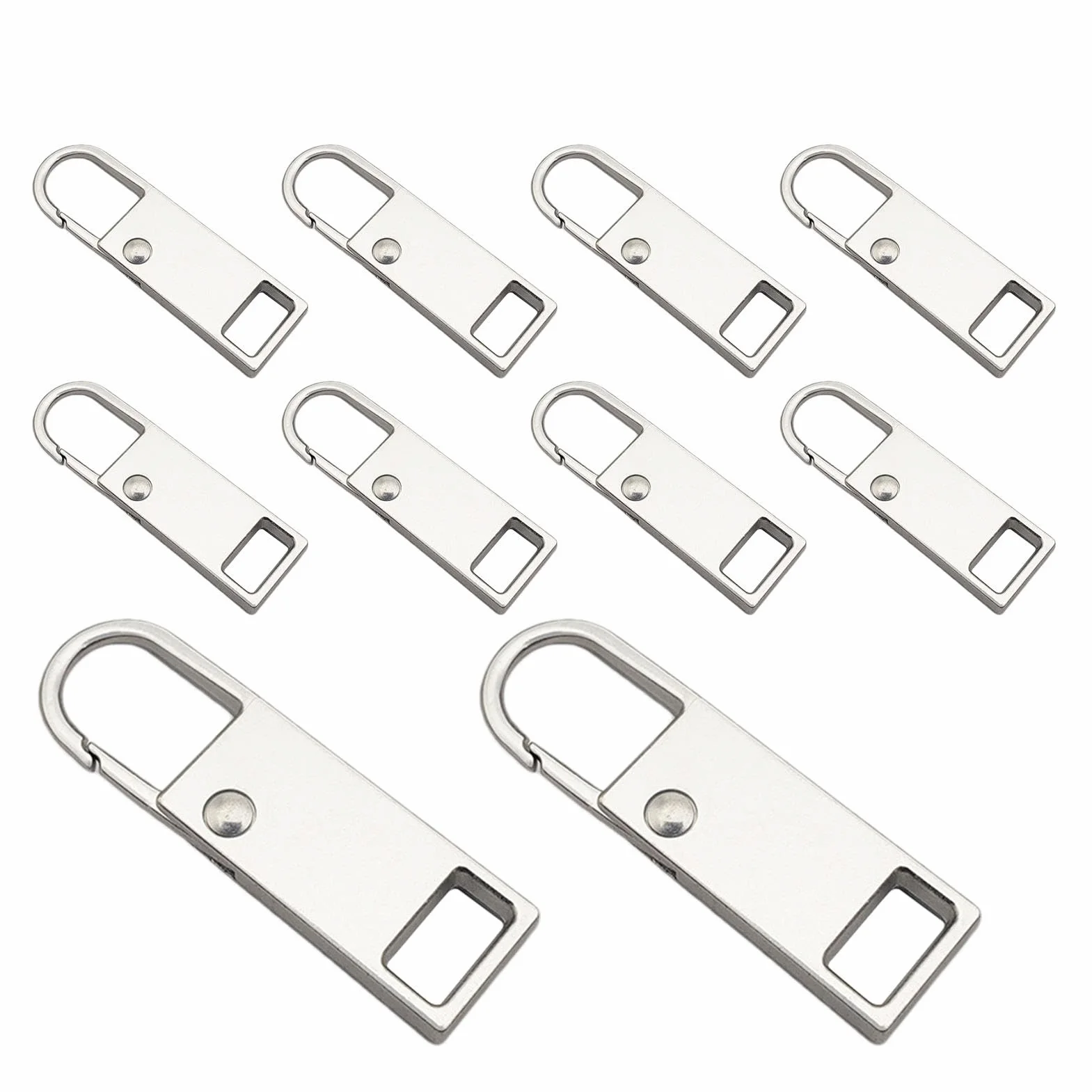 Tirador De Cremallera De Ropa Desmontable, Reemplazo Para Chaqueta, 10 Uds. Accesorios con Hebilla Desmontable