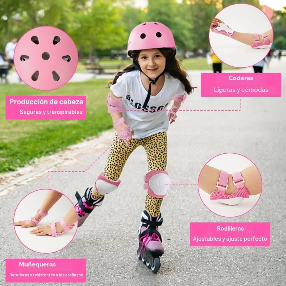 Flintronic Casco Bicicleta Niños Ajustable 2-13 Años Casco Scooter Deportes Aire Libre