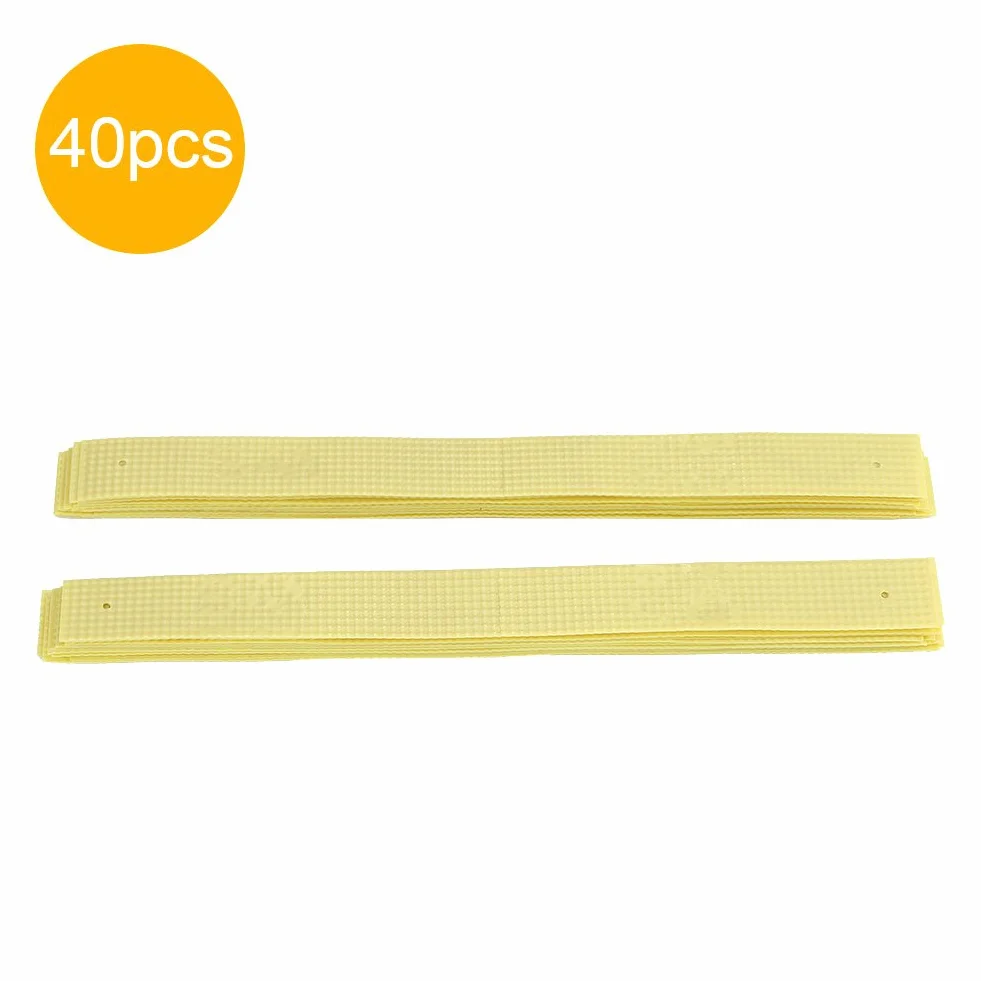 40 Uds Tiras De Plástico Tira De Fluvalinato Abeja Ácaro Varroa Asesino Apicultura Medicina