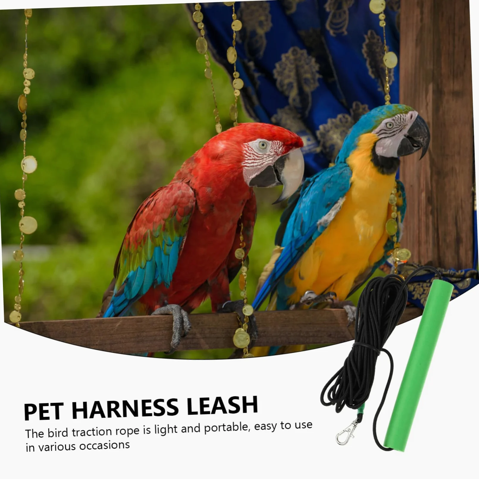 Hohopeti 2piezas Arnés De para Pájaros Cuerda De Entrenamiento De para Aves para Paseos Periquitos Cacatúas y Hámsters