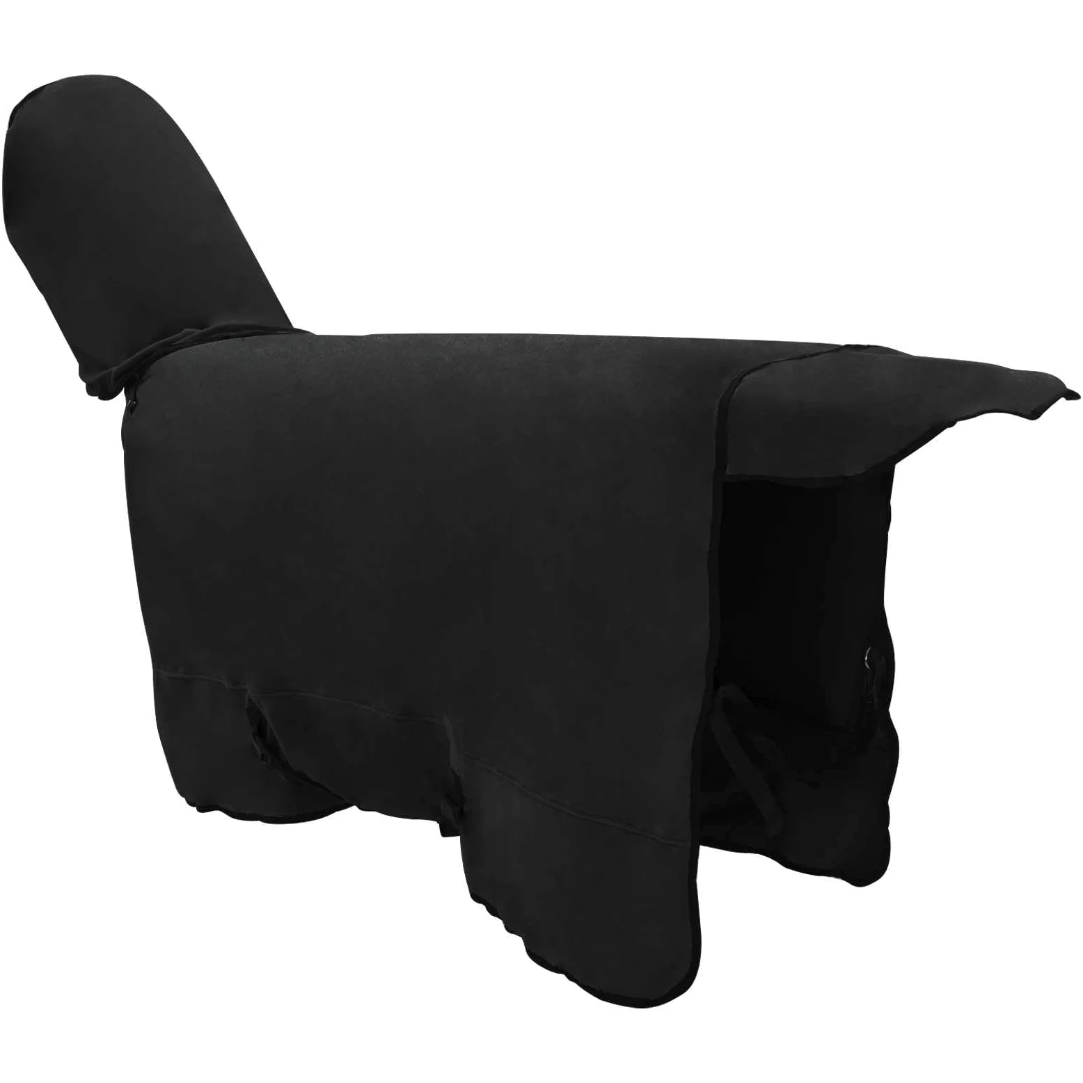 Manta para caballo, 125 cm, poliéster, lavable a máquina, cálida, cómoda, transpirable y ligera, para entrenamiento, establo y transporte