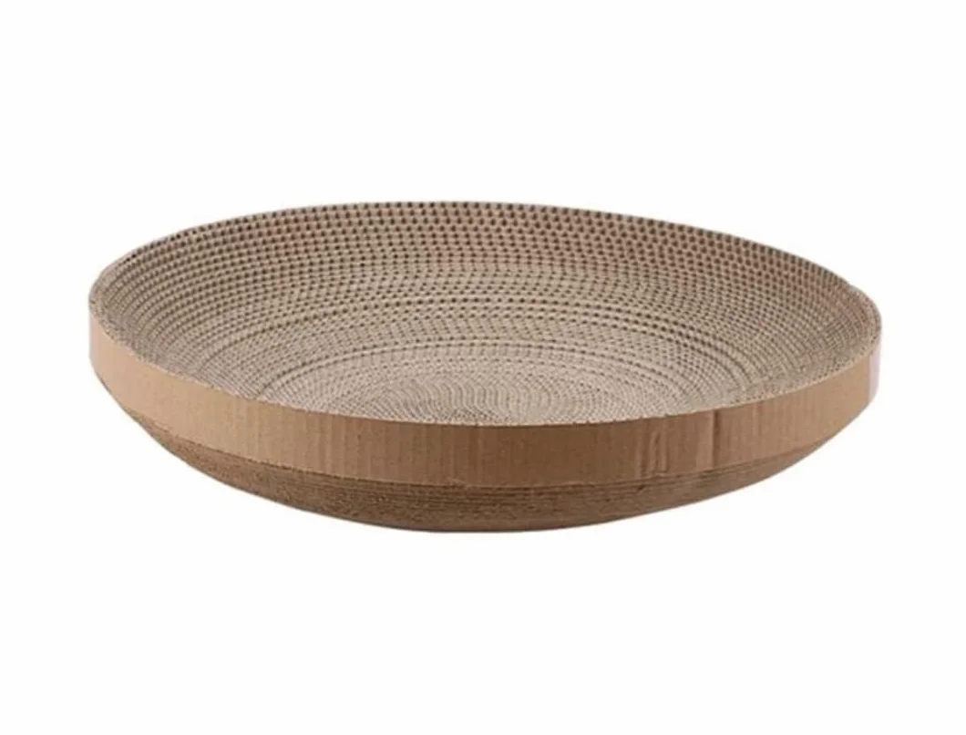 Juguete de Agarre de Gato Rascador Para Gatos, Almohadilla Para Rascar Corrugado Ovalado De Cartón, Rascador Para Gatos, Cama De Salón, Tablero Duradero, Cuenco Para Rascador De Gatos Tableros Afilado