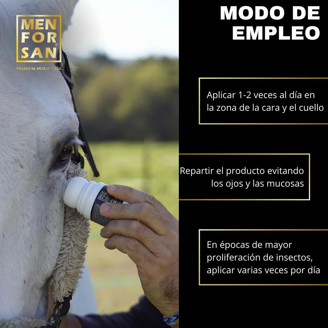 Repelente Natural para Caballos Protección Insectos 75ml