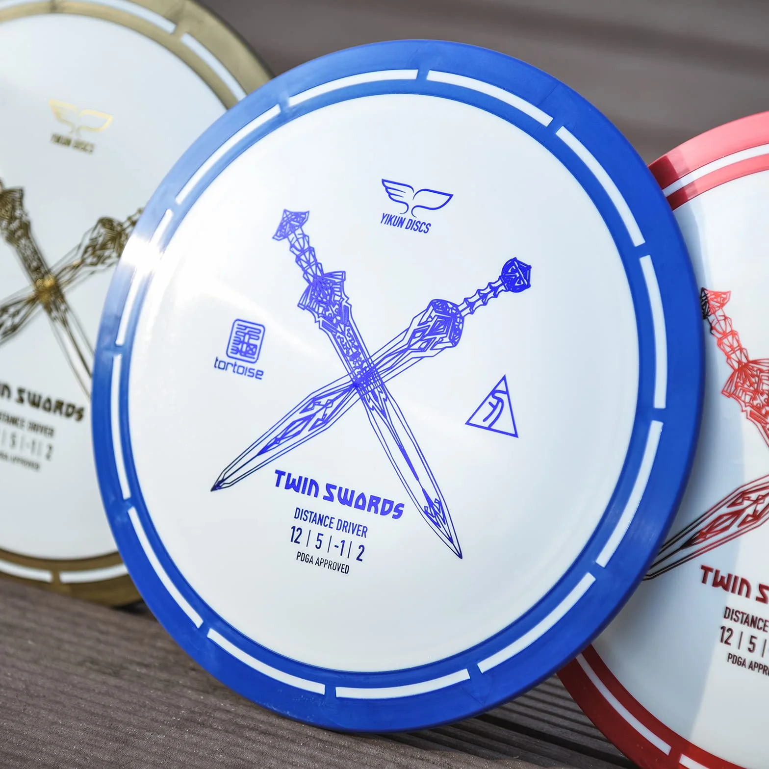 Yikun Twin Swords Conductor de distancia subestable Pro Worlds 2025 Edición limitada Disco máxima distancia apto principiantes Resistente viento control fácil deslizamiento