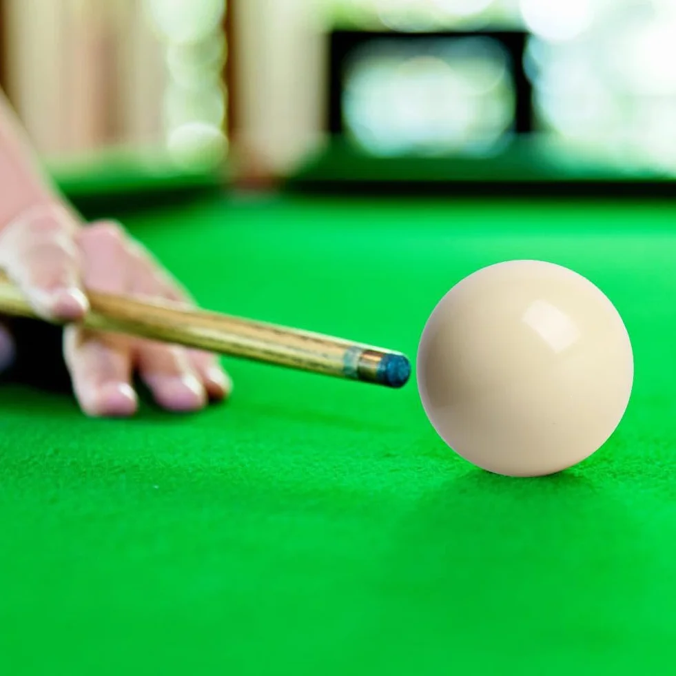 Bolas de billar blancas 5,72 cm - Pack de 2