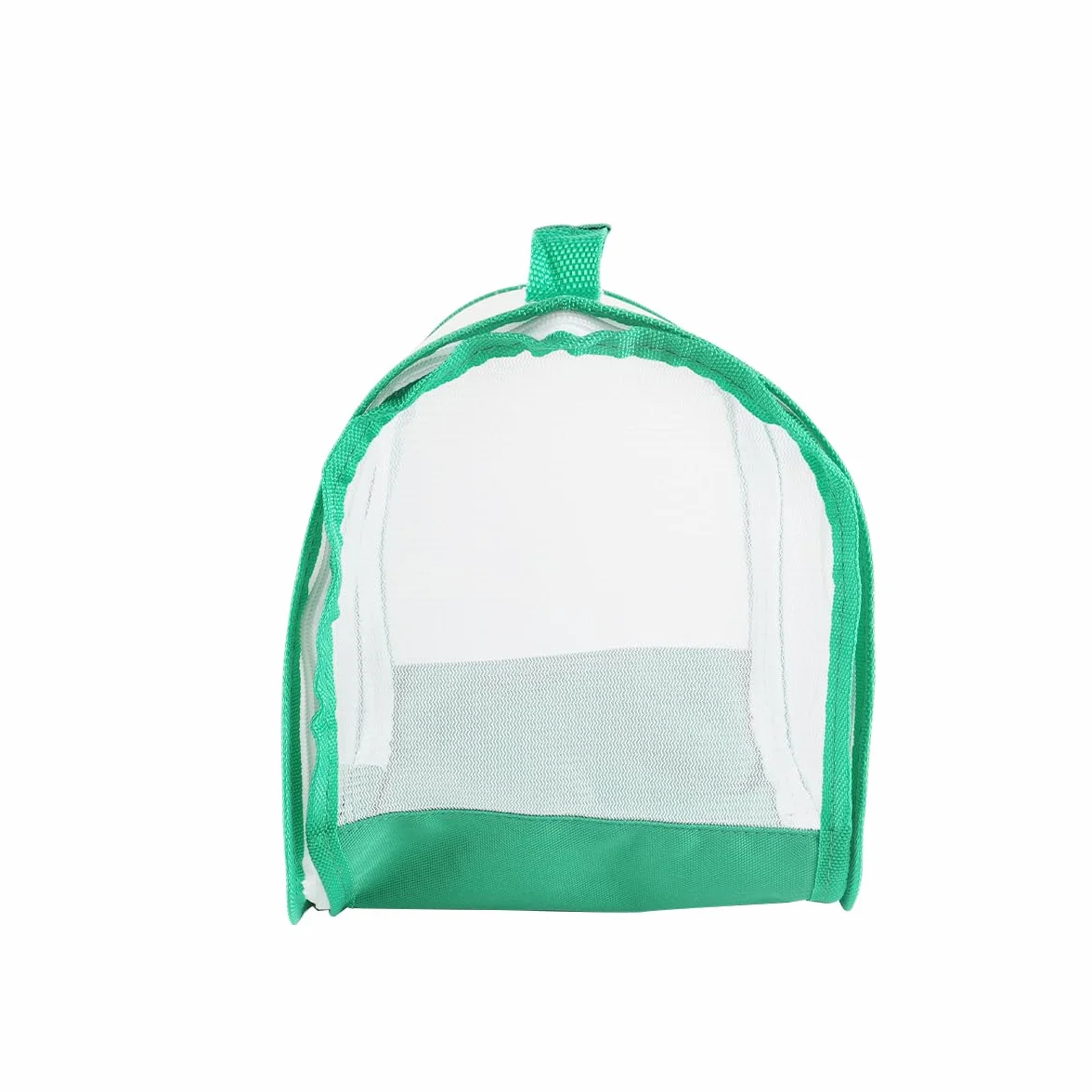 Qury Jaula de hábitat de mariposas, 7.9 x 7.9 x 7.9 pulgadas, plegable, malla de ventilación transparente con asa para mariposas, libélulas (verde)